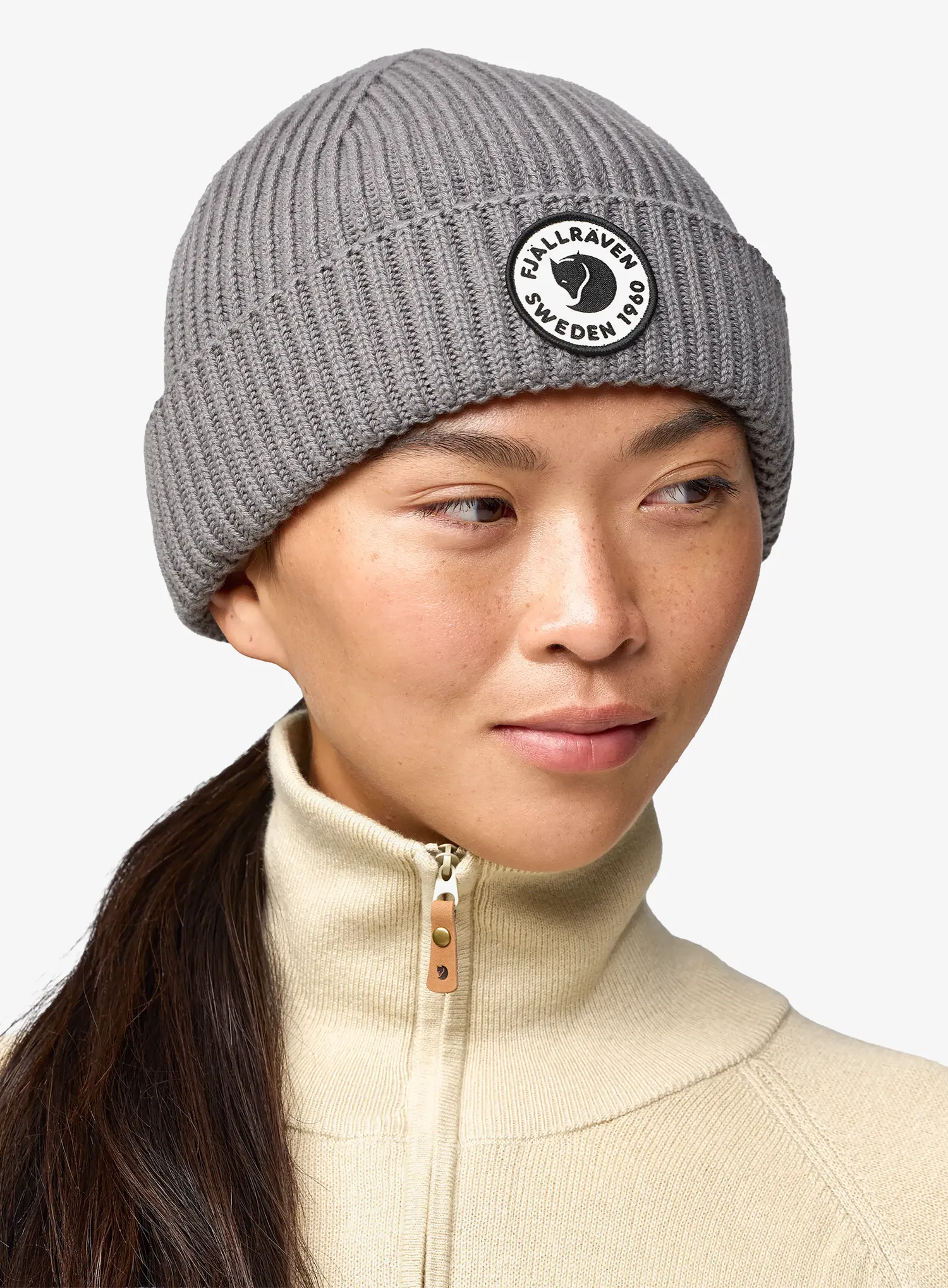 Wintermütze Fjallraven 1960 Lite Logo Hat - grey