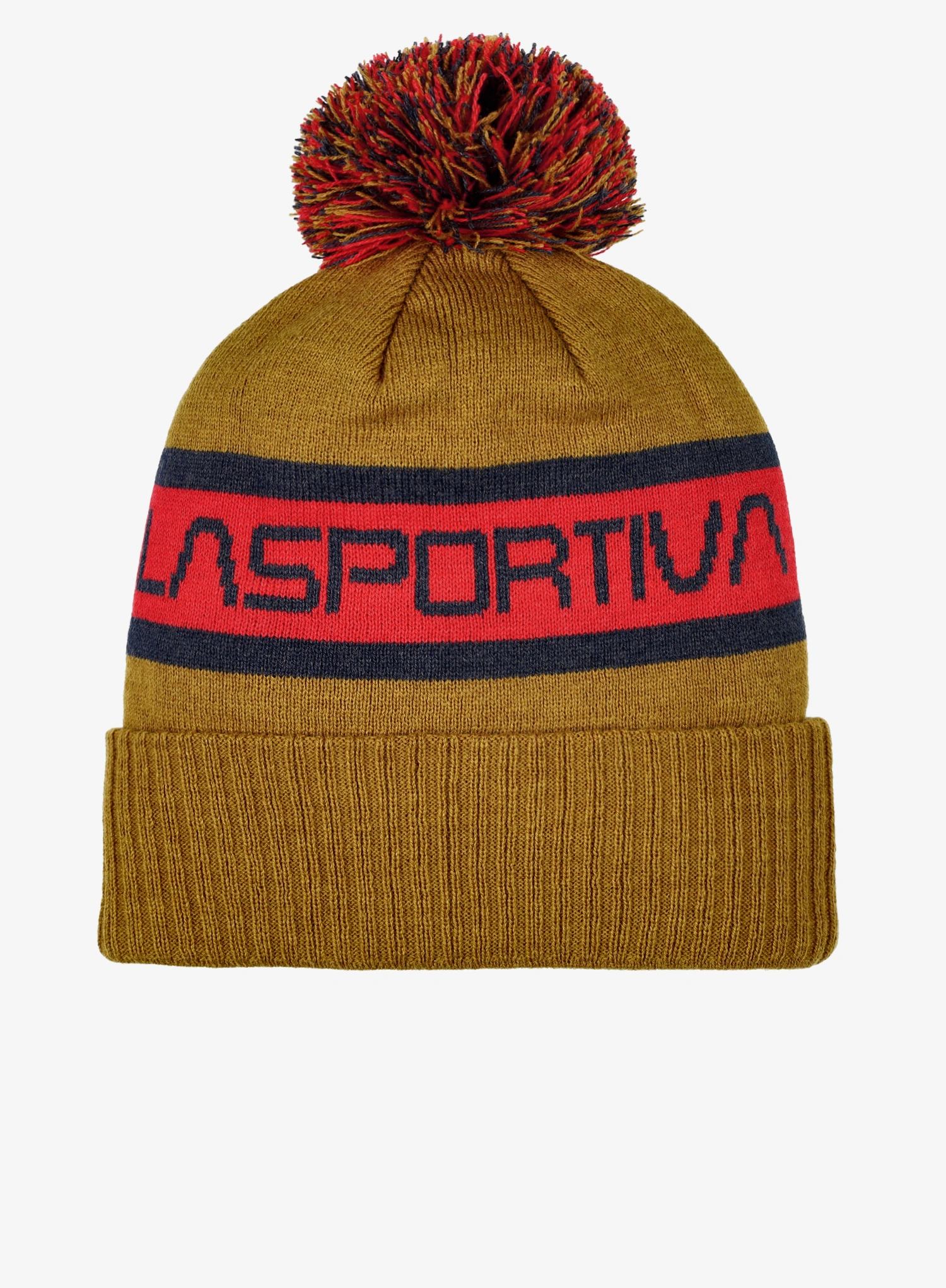 Wintermütze La Sportiva Orbit Beanie - savana/mountain red