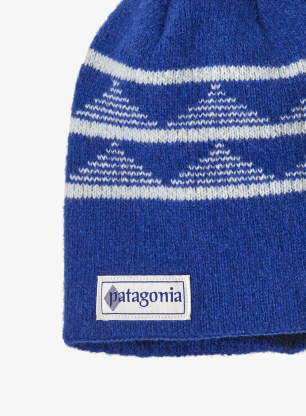 Wintermütze Patagonia Cinder Beanie - hut tripper stripe/cobalt blue