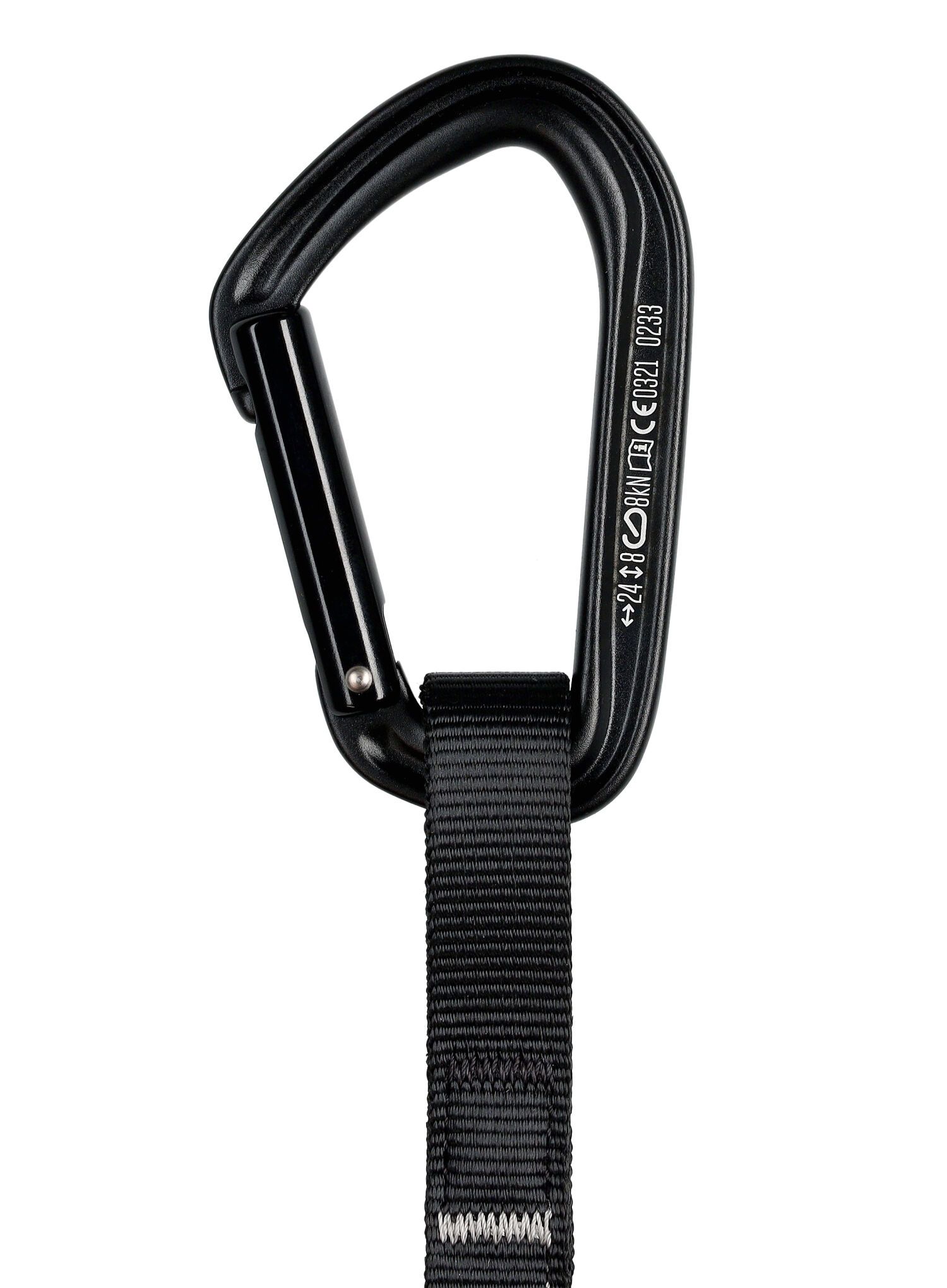 Express-Set Black Diamond HotForge Quickdraw 16 cm - light gray