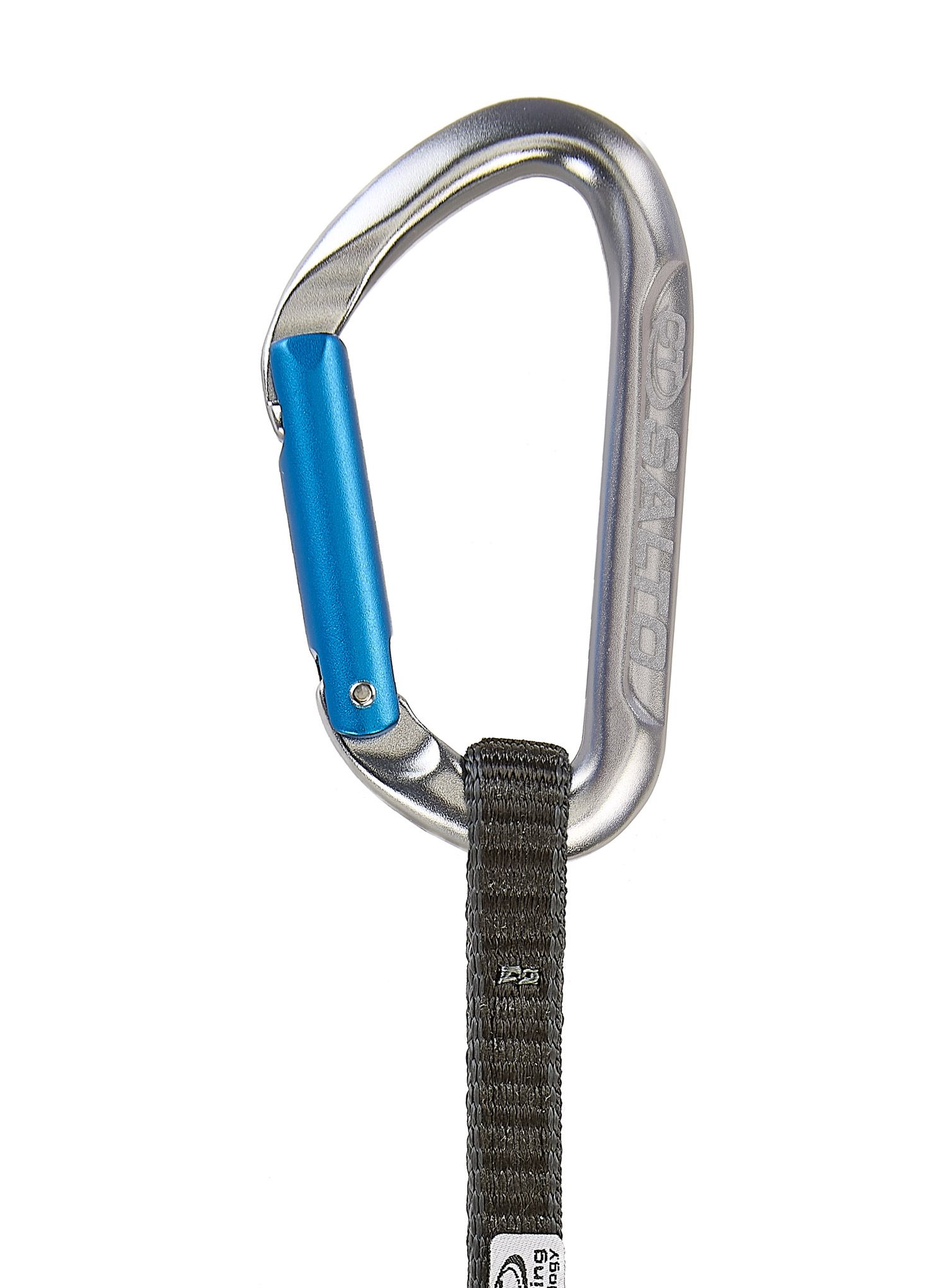 Express-Set Climbing Technology/SKYLOTEC Salto Set UL 17 cm - titanium/electricblue