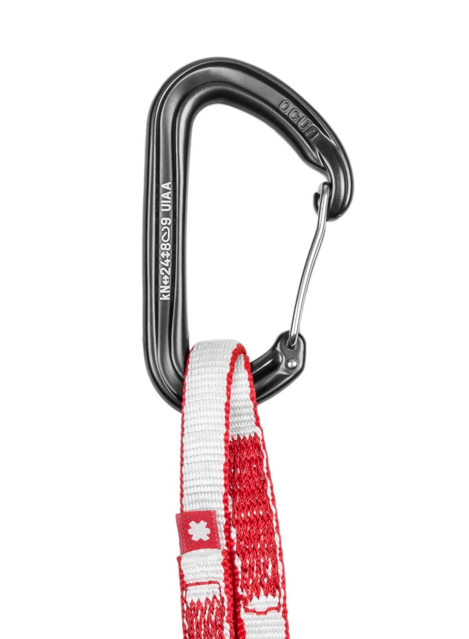 Express-Set Ocun Hawk Wire ST-Sling Set Dyn 12 mm 40 cm - red