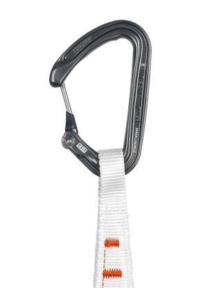 Express-Set Petzl Ange Finesse 17cm - grey/blue