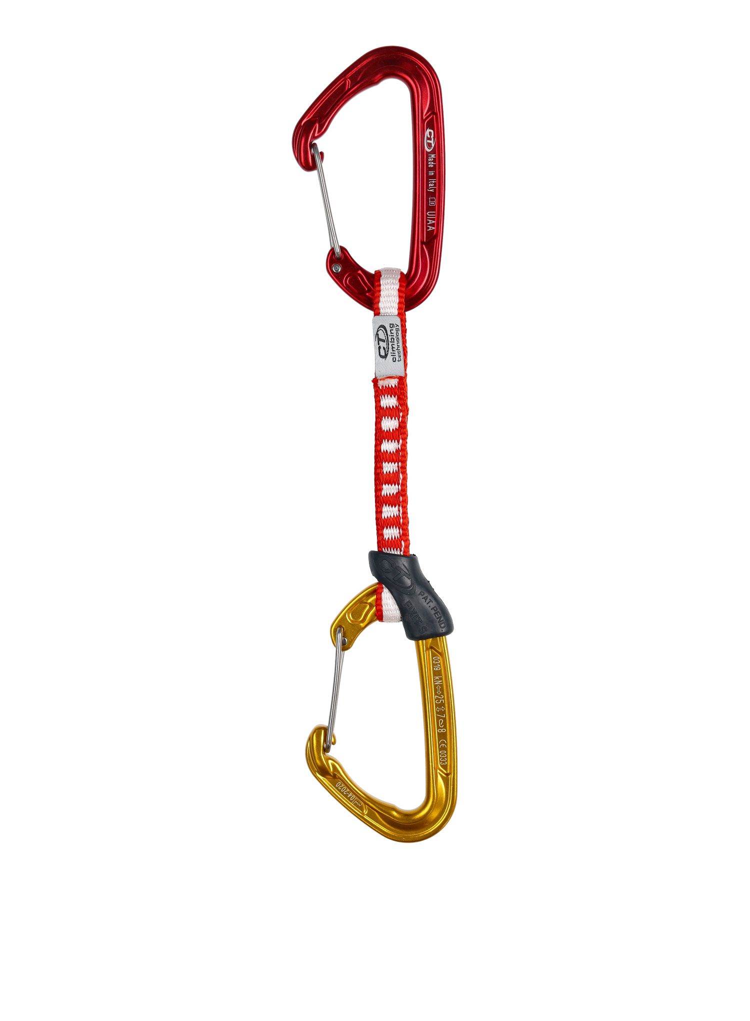 Express-Sets Climbing Technology/SKYLOTEC Fly-Weight Evo Set 12cm x6 - red/gold