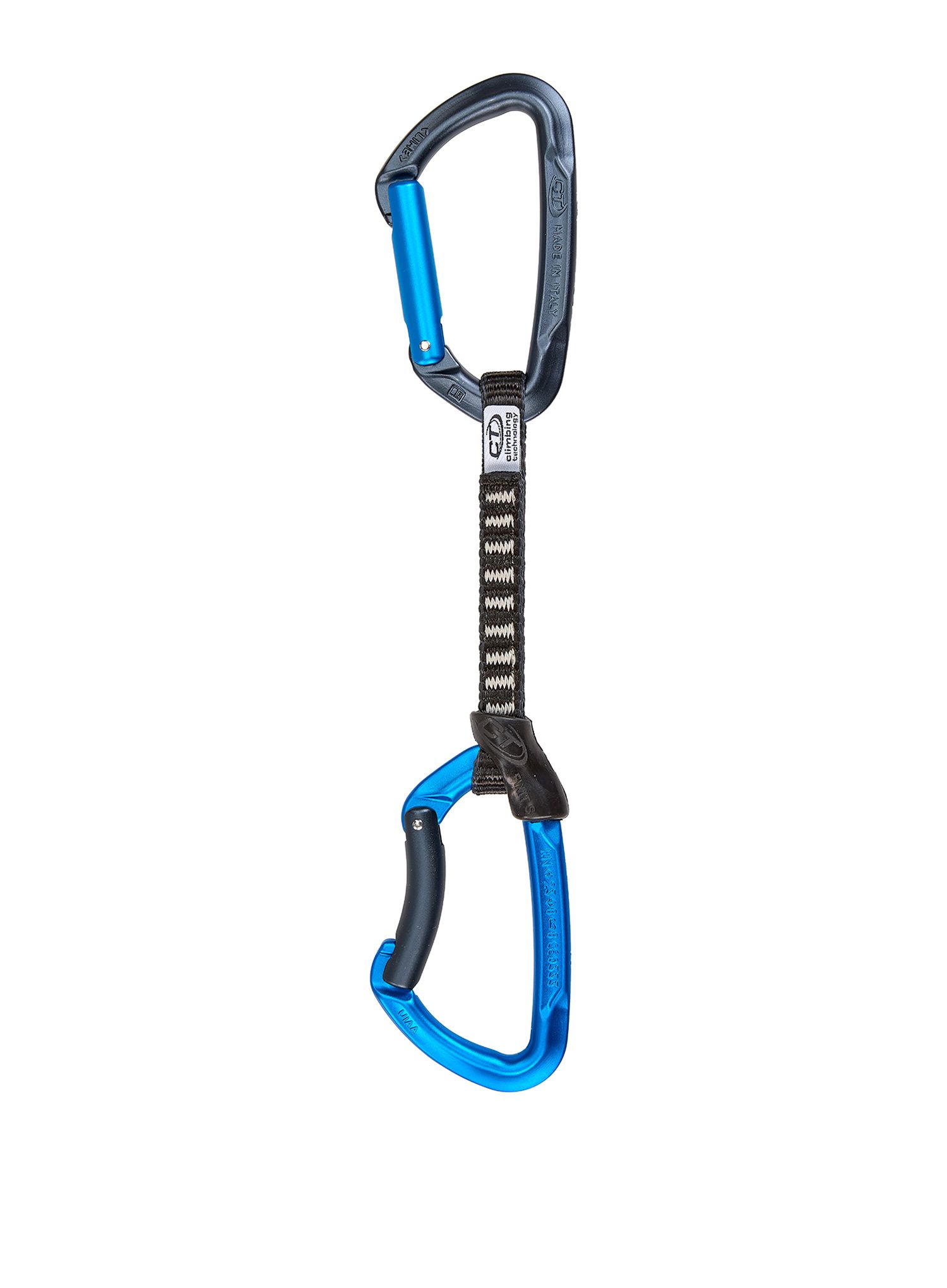 Express-Sets Climbing Technology/SKYLOTEC Lime B Set DY 12 cm 6-pack - anthracite/blue