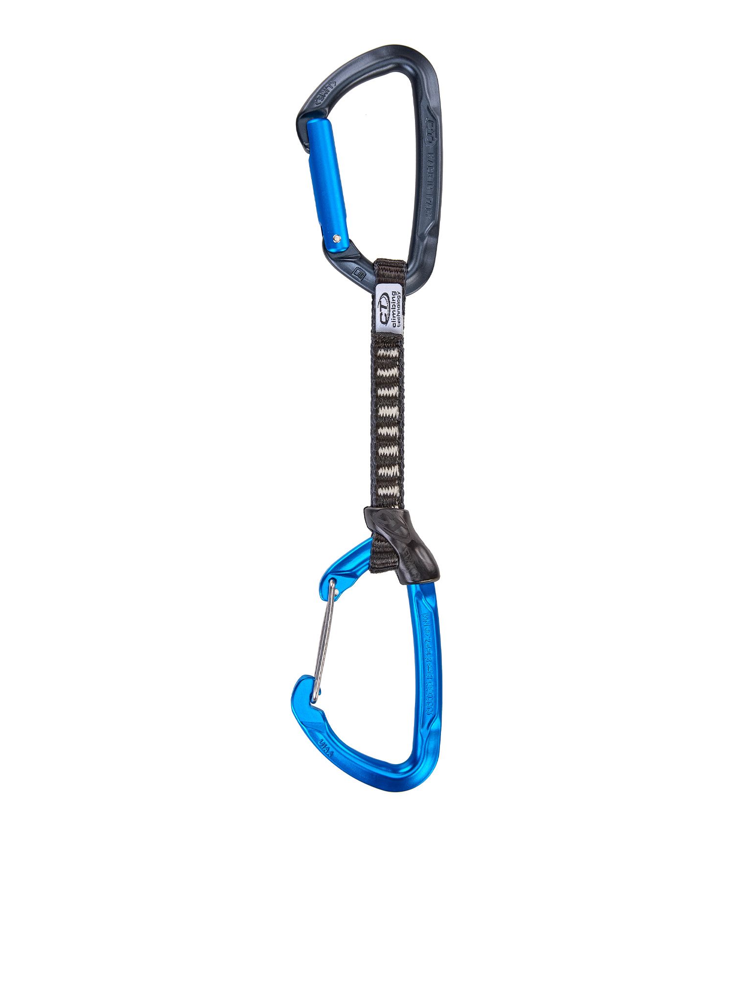 Express-Sets Climbing Technology/SKYLOTEC Lime B Set M-DY 12 cm 6-pack - anthracite/blue