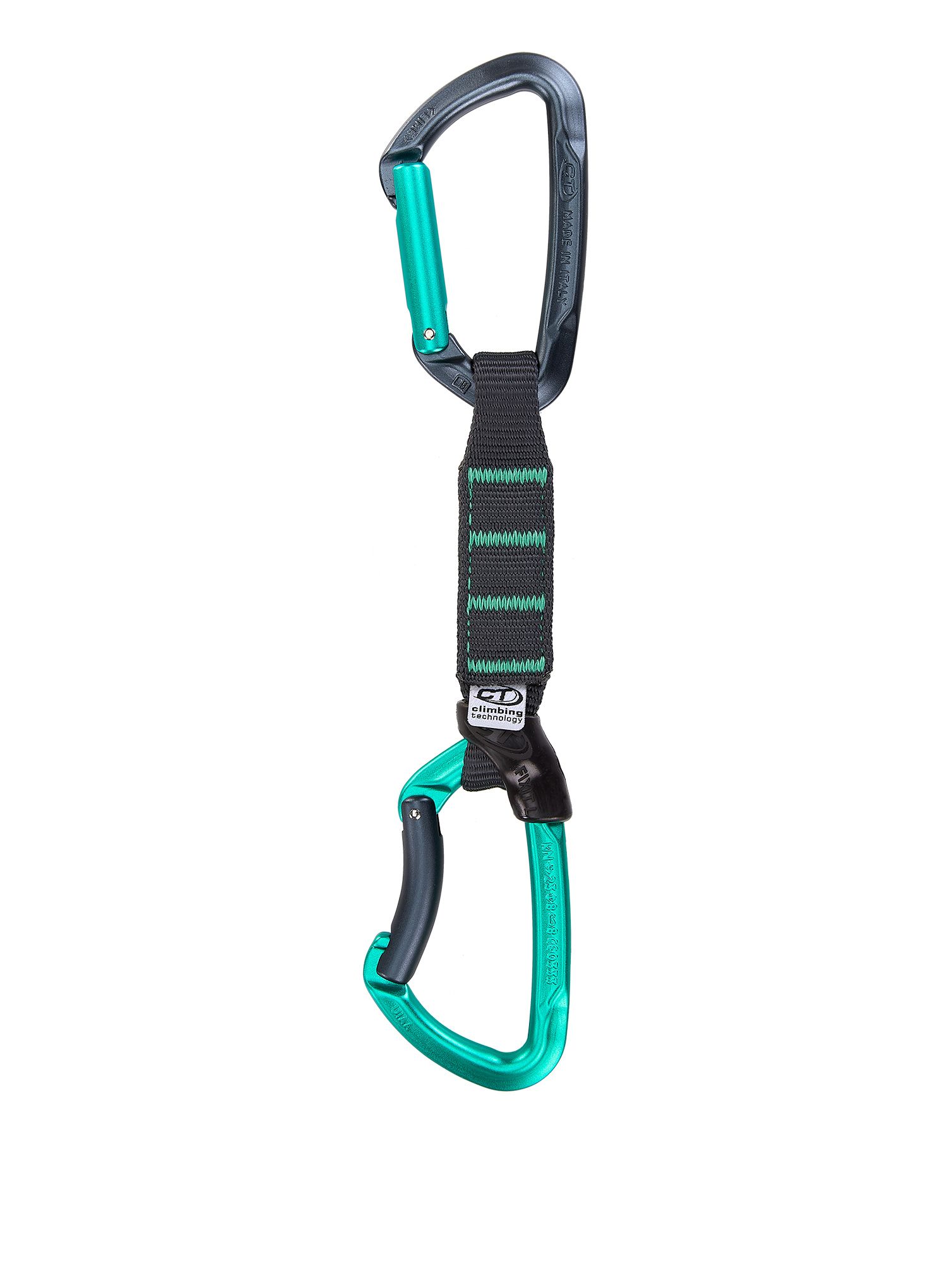Express-Sets Climbing Technology/SKYLOTEC Lime B Set NY Pro 12 cm 6-pack - anthracite/blue marine
