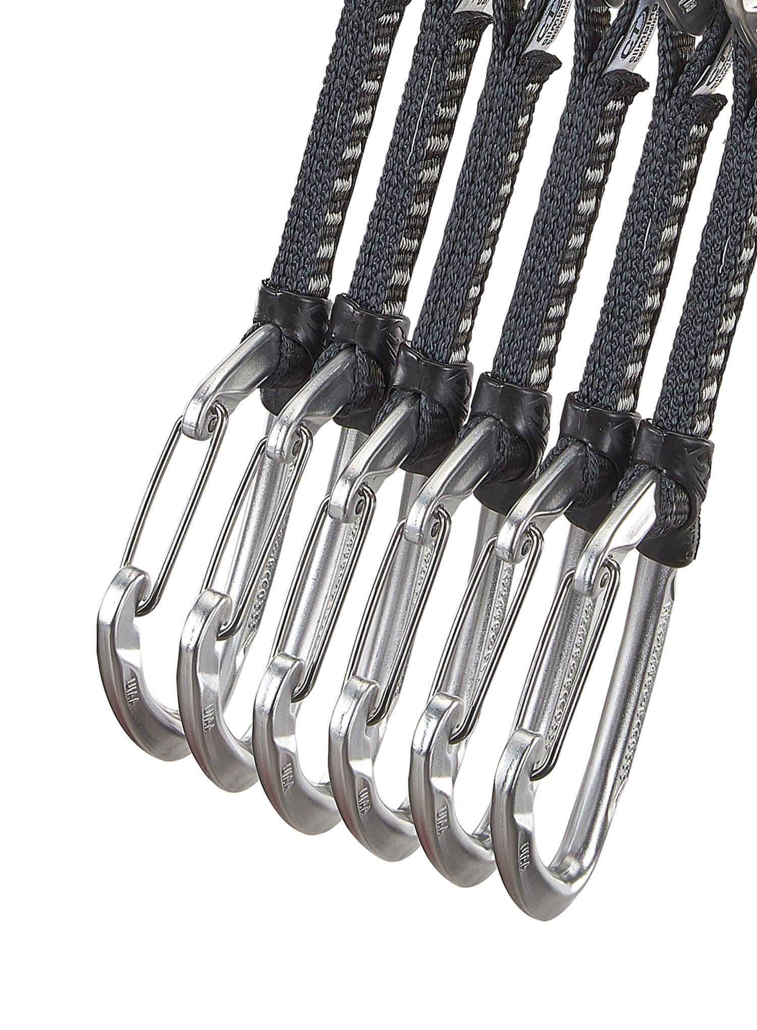 Express-Sets Climbing Technology/SKYLOTEC Lime Set M-UL 12 cm 6-Pack - silver