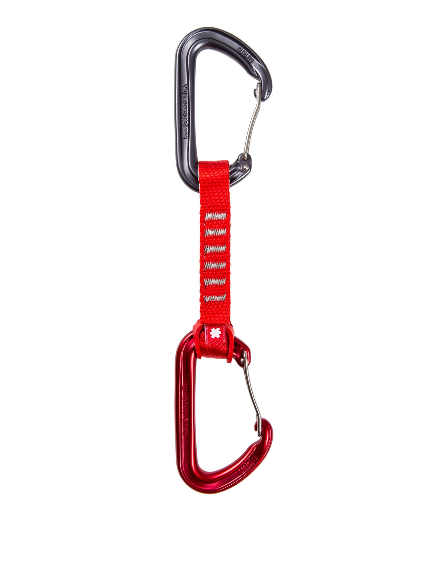 Express-Sets Ocun Hawk QD Wire Eco-Pes 16 mm 10 cm 6-pack - red