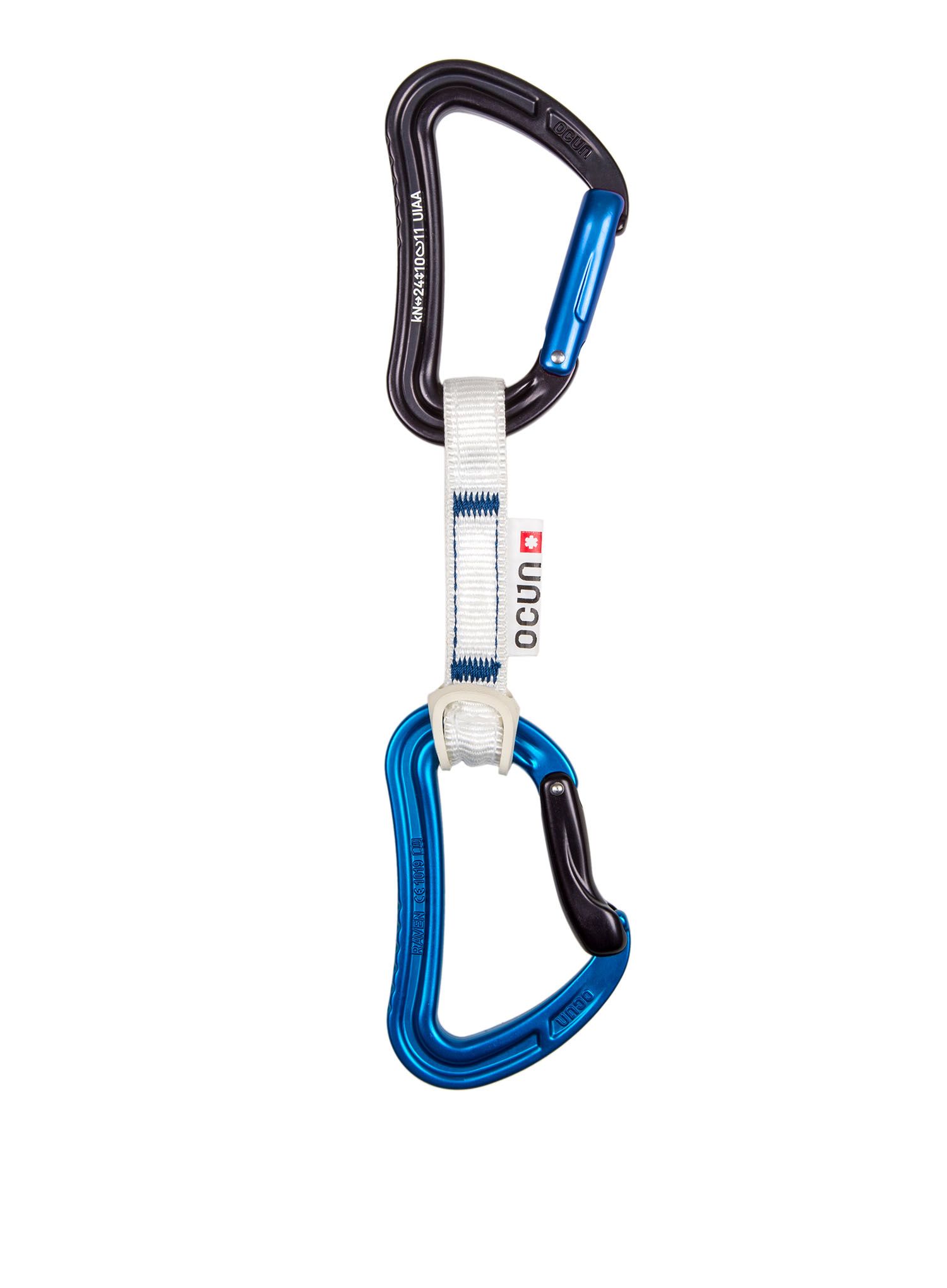 Express-Sets Ocun Raven QD Bio-Dyn-Ring 15 mm 10 cm 6-pack - blue