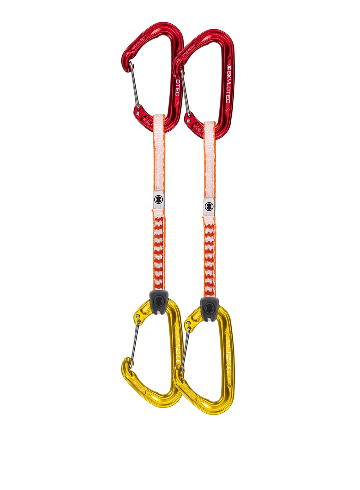 Express-Sets SKYLOTEC Fly-Weight Evo Set UL - 6 Pack 12 cm - red/gold