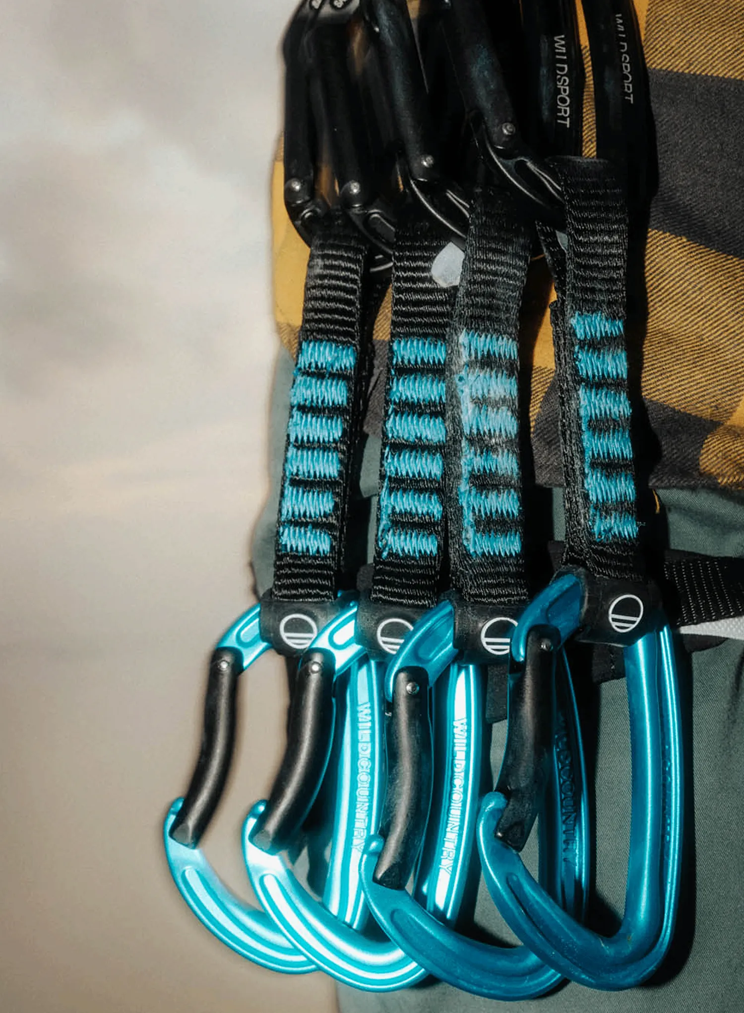 Express-Sets Wild Country Wildsport Quickdraw Set 12 cm - black/turquoise