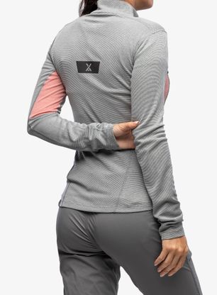 Pullover Damen Berghaus MTN Guide LS HZ - jet black/goji berry