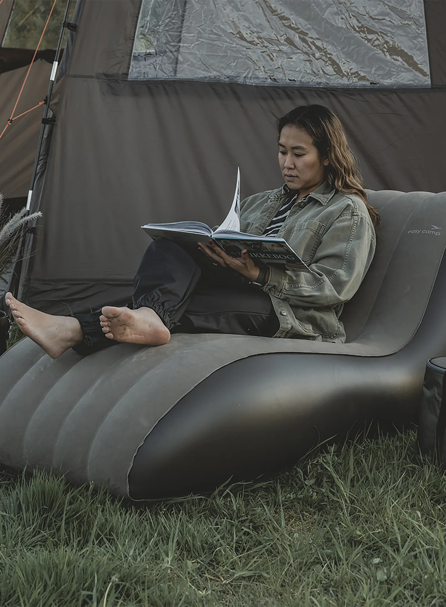 Aufblasbarer Stuhl Easy Camp Maple Lounger