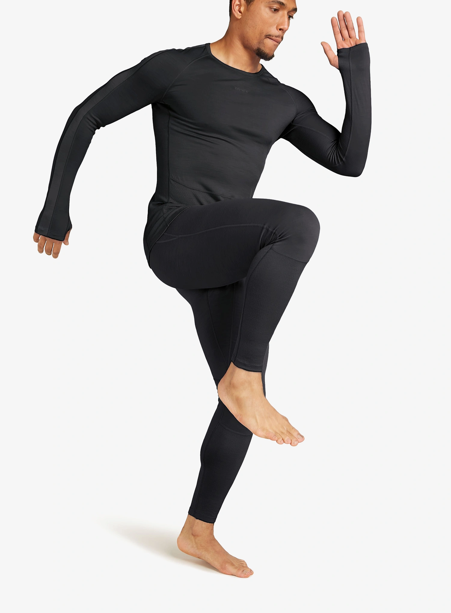 Funktionsleggins Icebreaker Men 200 ZoneKnit Leggings - black