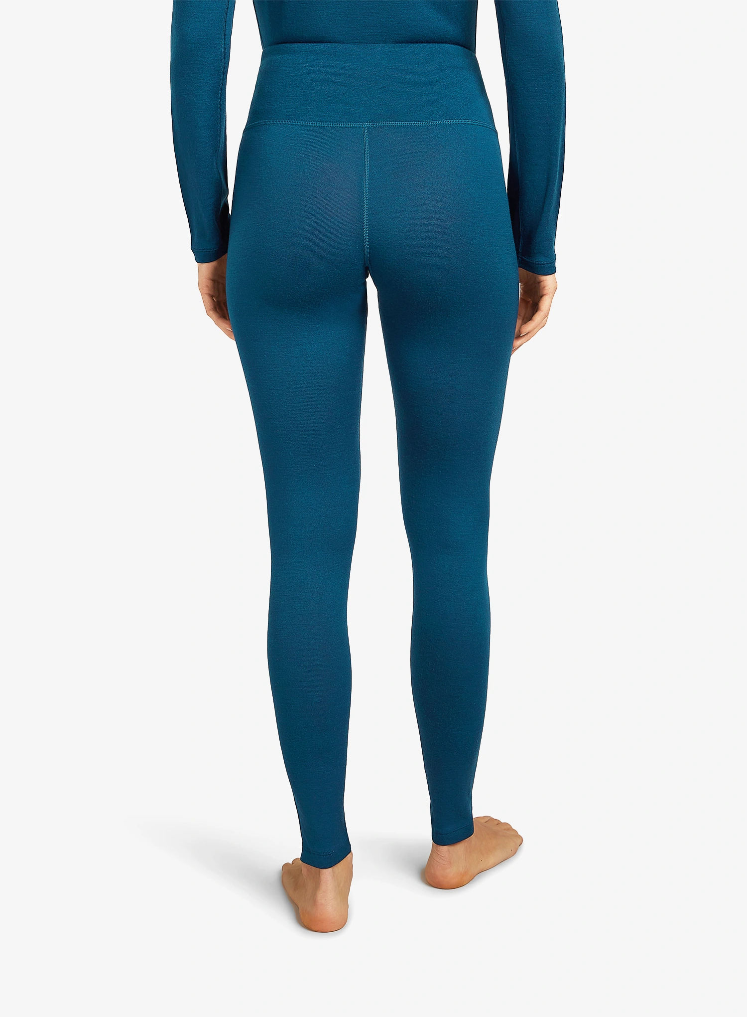 Thermounterhose Damen Icebreaker Merino 260 Tech High Rise Leggings - atlantis