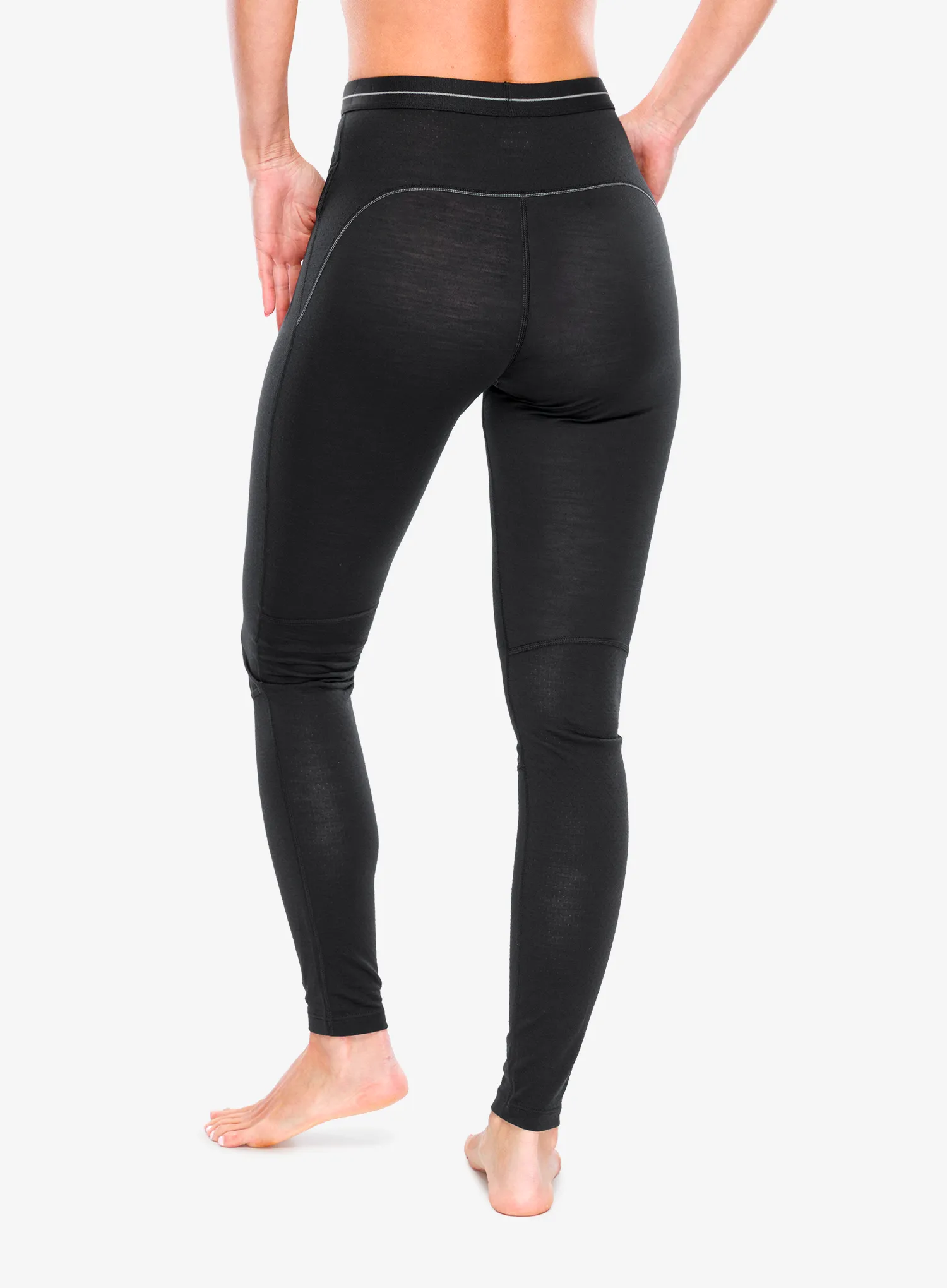 Thermounterhose Damen Icebreaker Merino Blend 125 ZoneKnit Leggings - black