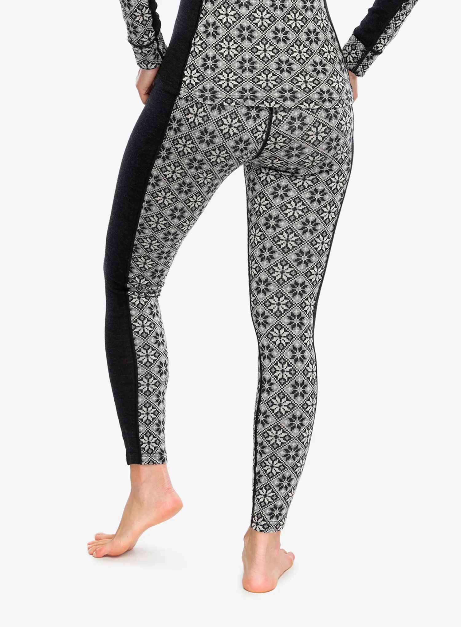 Thermounterhose Damen Kari Traa Rose High Waist Pant - black