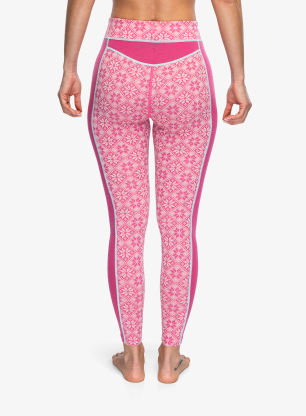 Thermounterhose Damen Kari Traa Rose High Waist Pant - bright pink