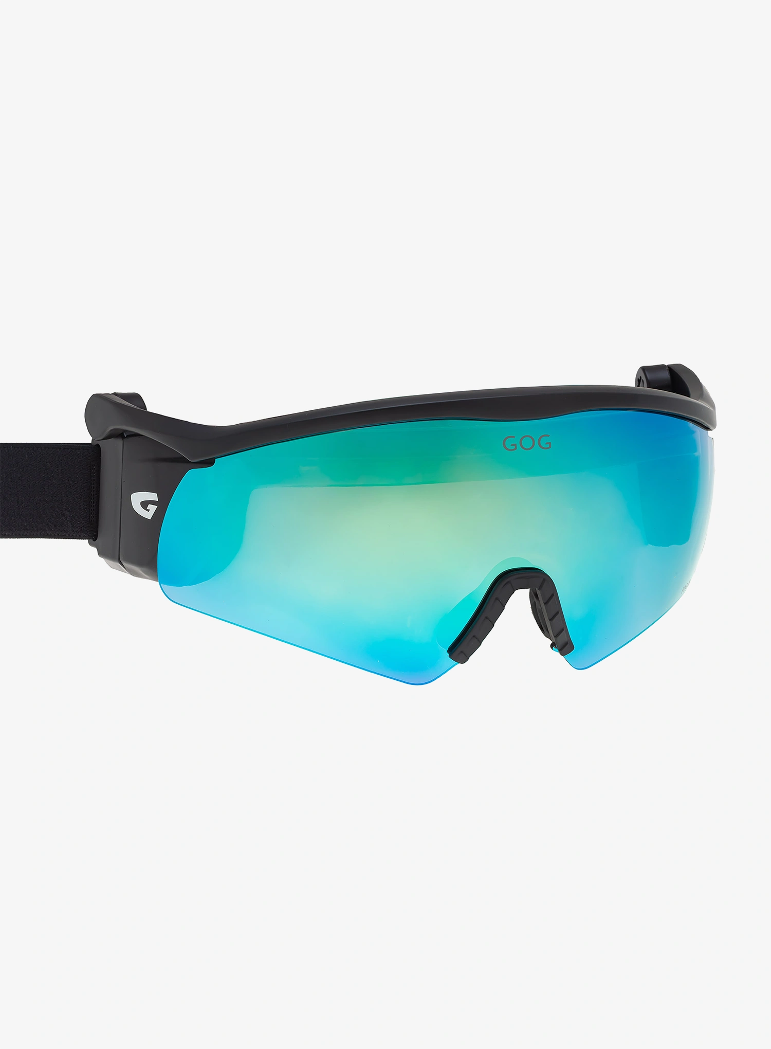 Skibrille GOG Jaku - matt black/reflex blue S2