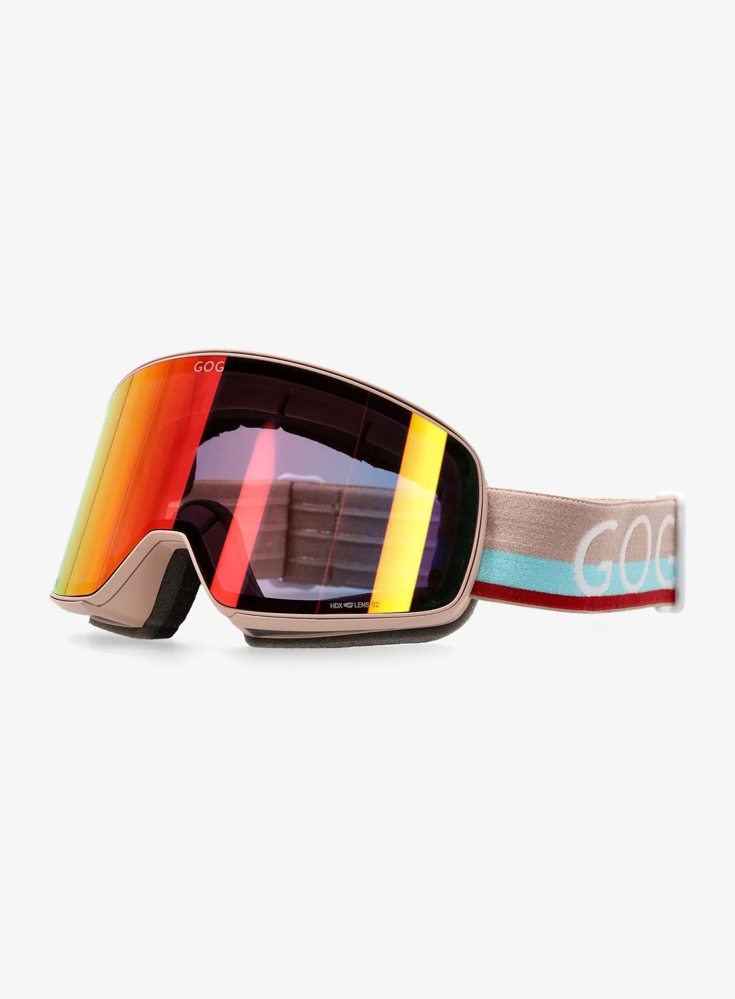 Skibrille GOG Peak - matt pink