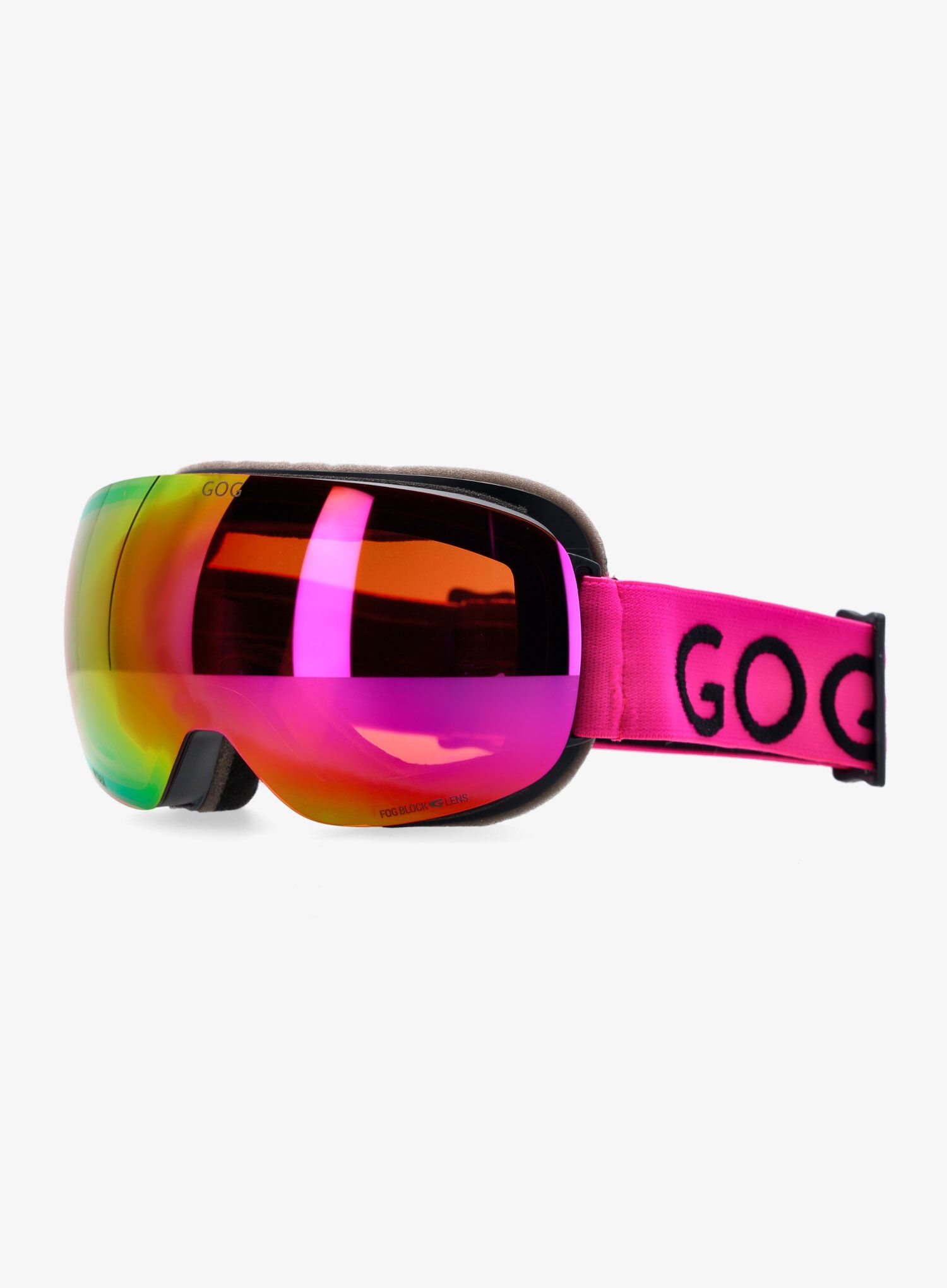 Skibrille GOG Ryder - matt black/polychromatic pink