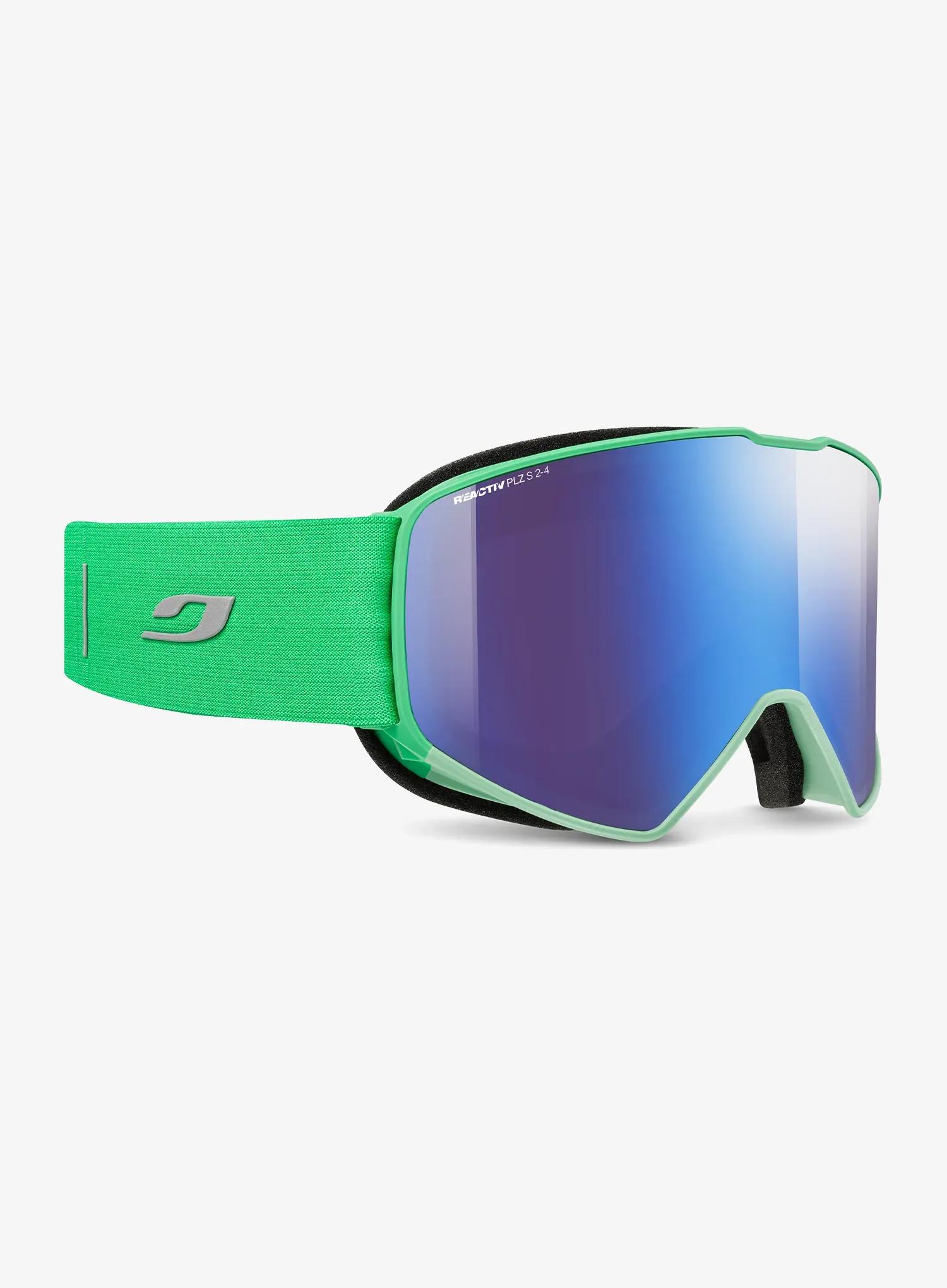 Skibrille Julbo Cyrius-X - Reactiv 2-4 Polarized - fluorescent green
