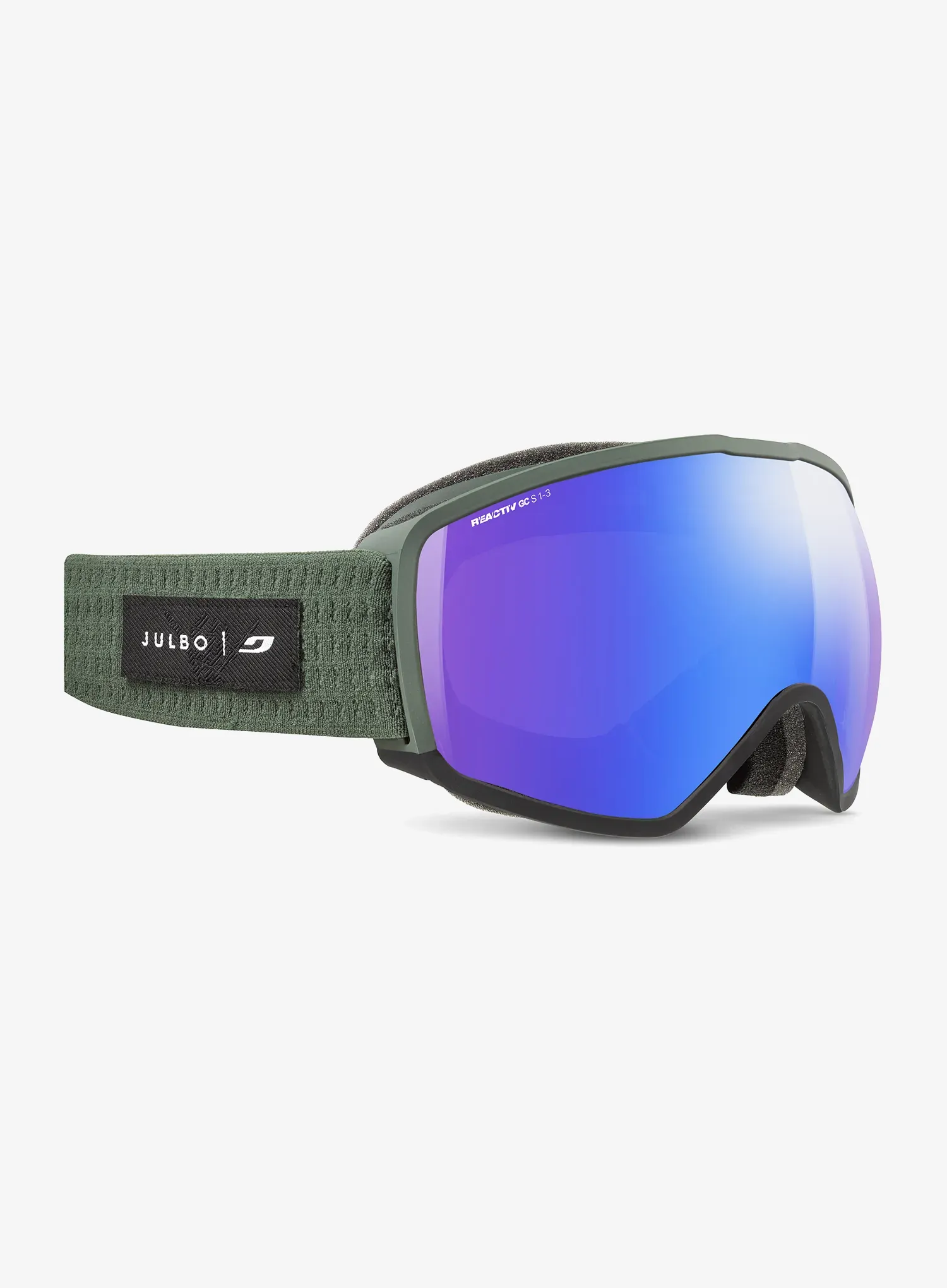Skibrille Julbo Hit - Reactiv 1-3 Glare Control - dark green/black