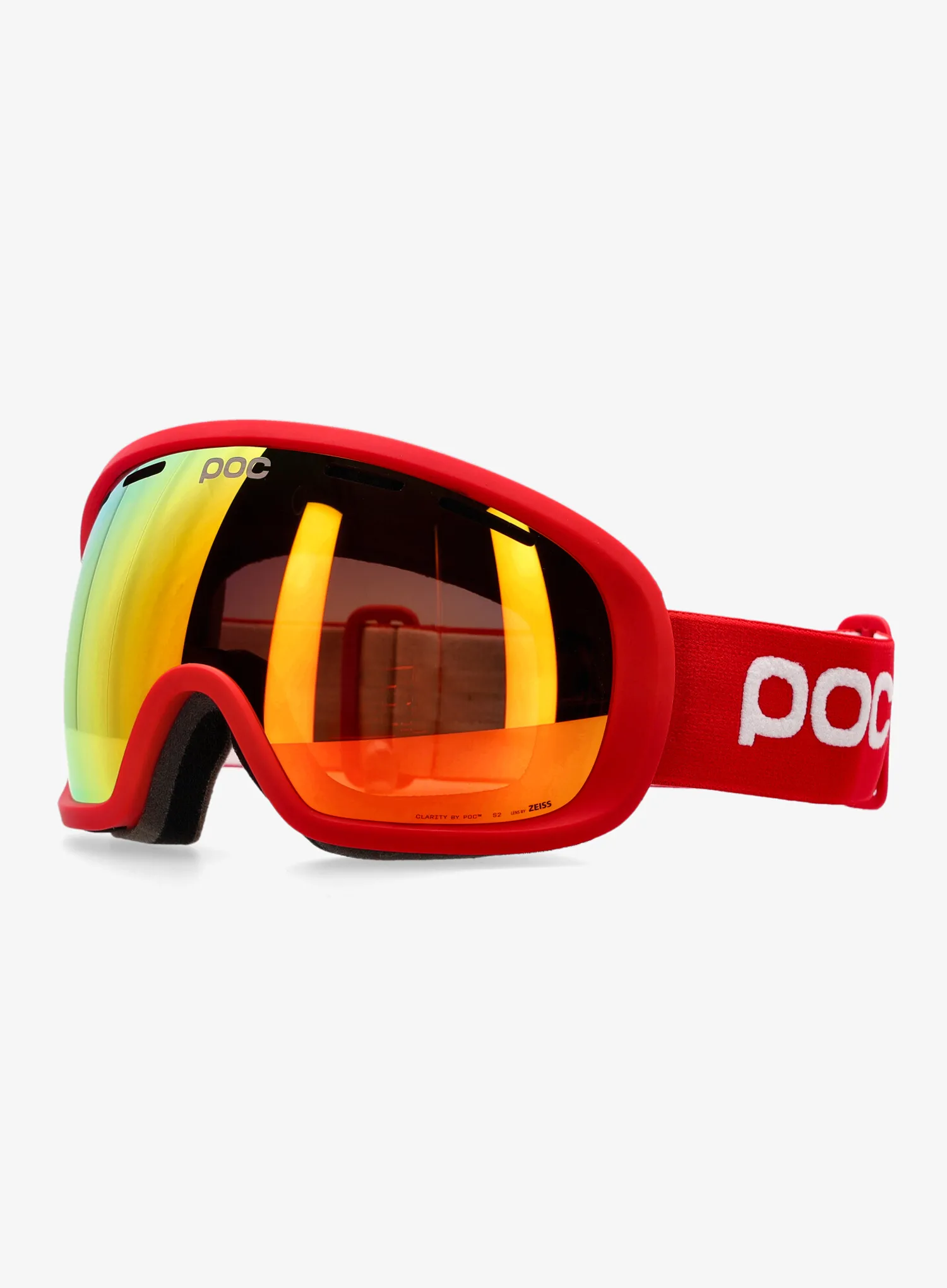 Skibrille POC Fovea - prismane red/sunny orange