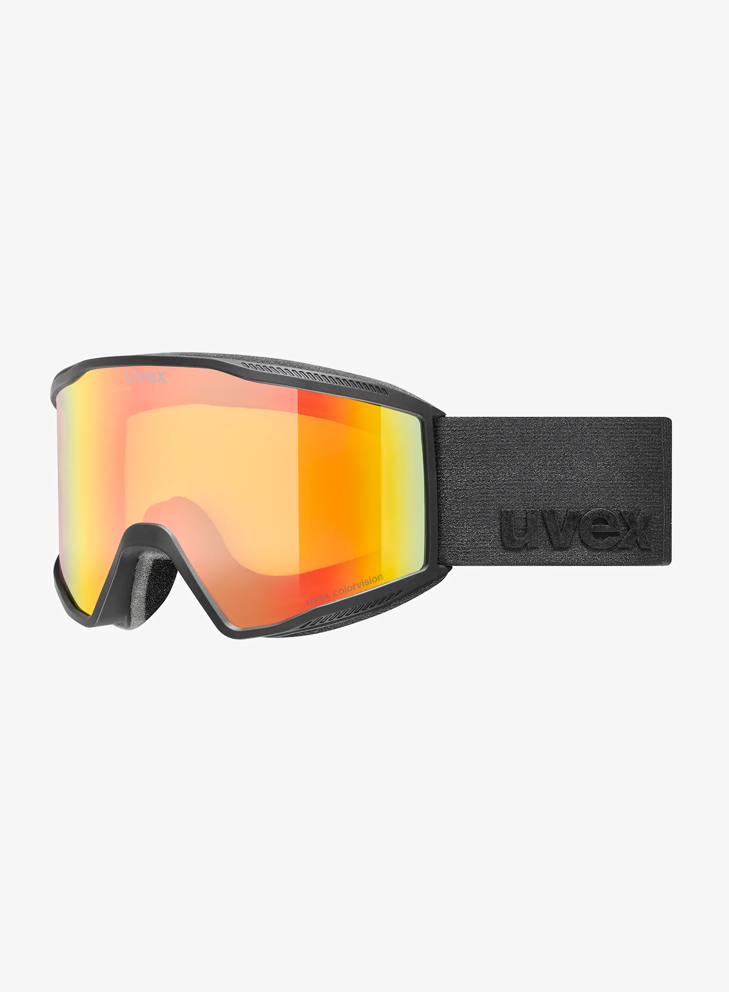 Skibrille Uvex Blast CV - black matt/rainbow -yellow S1