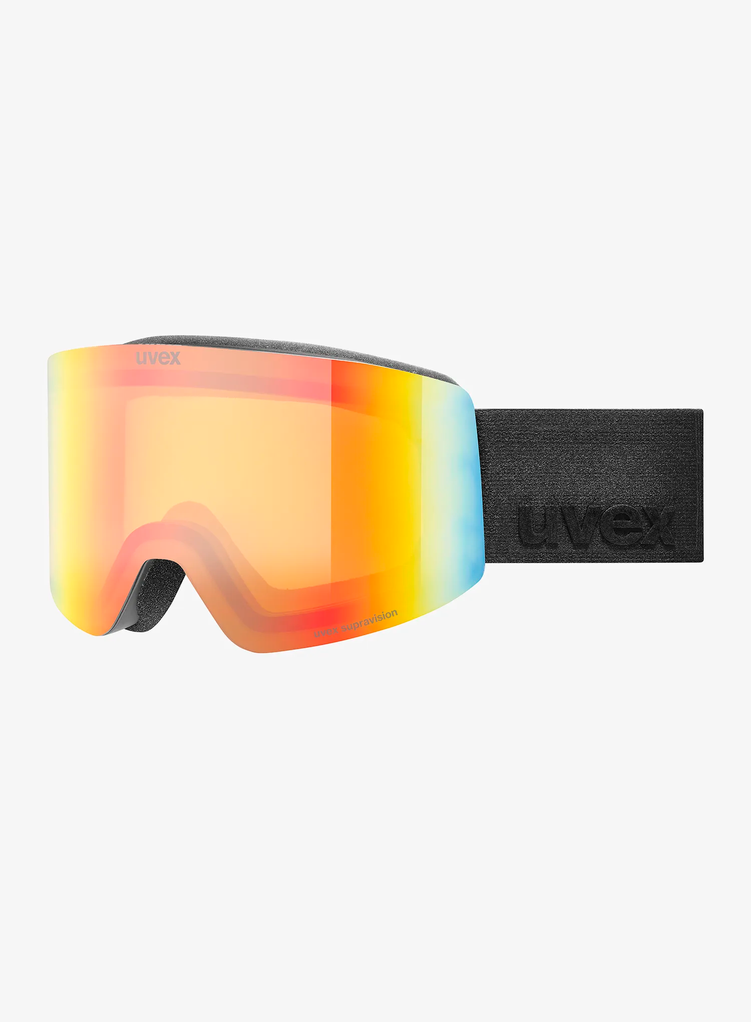 Skibrille Uvex Provoqe FM - black/rainbow yellow S2