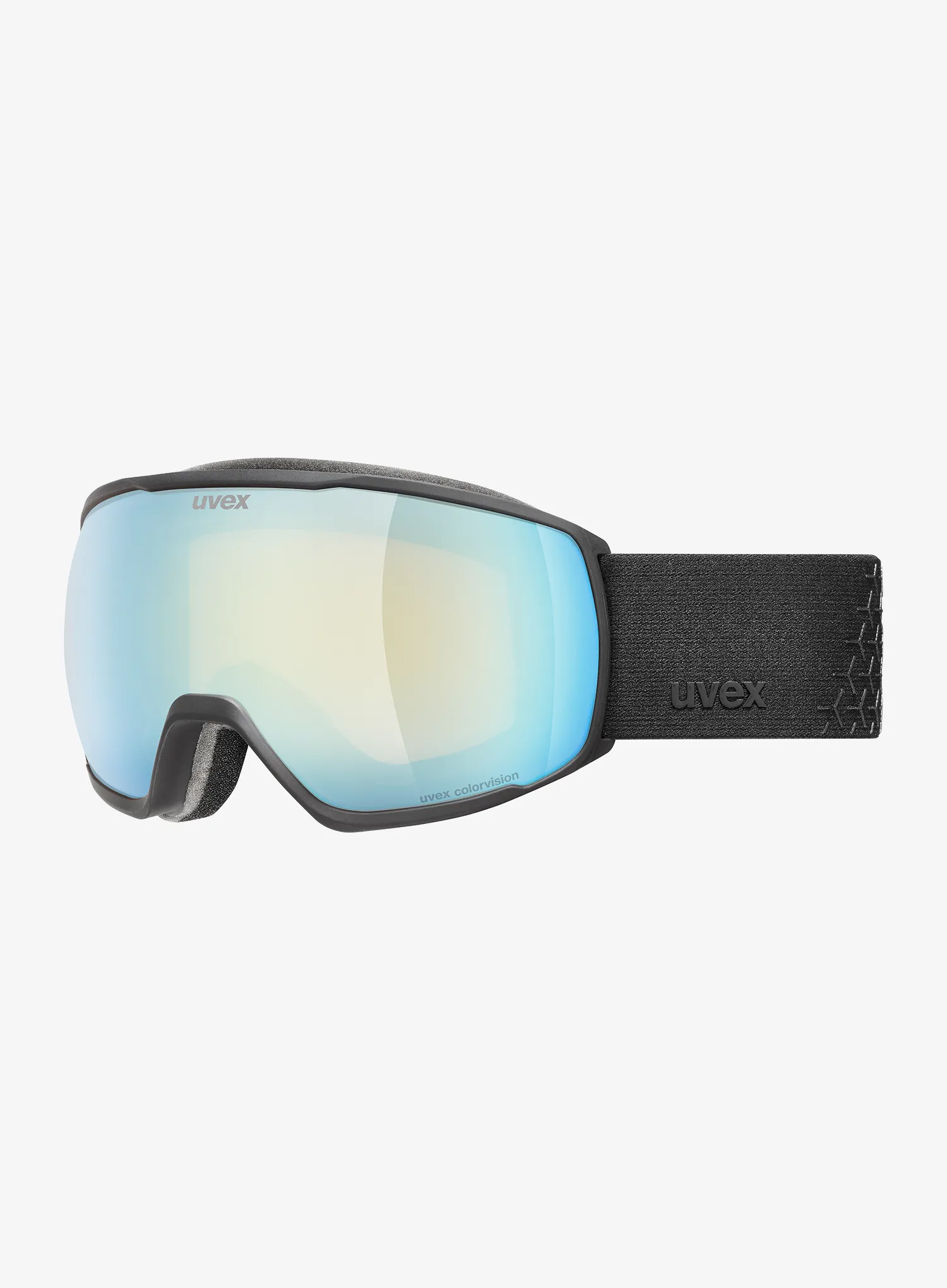 Skibrille Uvex Victorious CV - black matt/sapphire-yellow S2