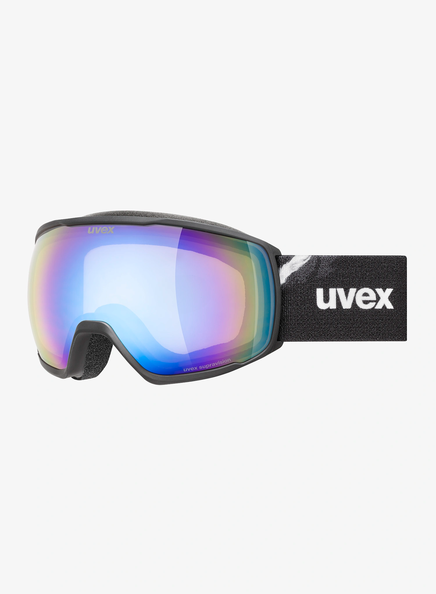 Skibrille Uvex Victorious FM - black matt/blue green S2