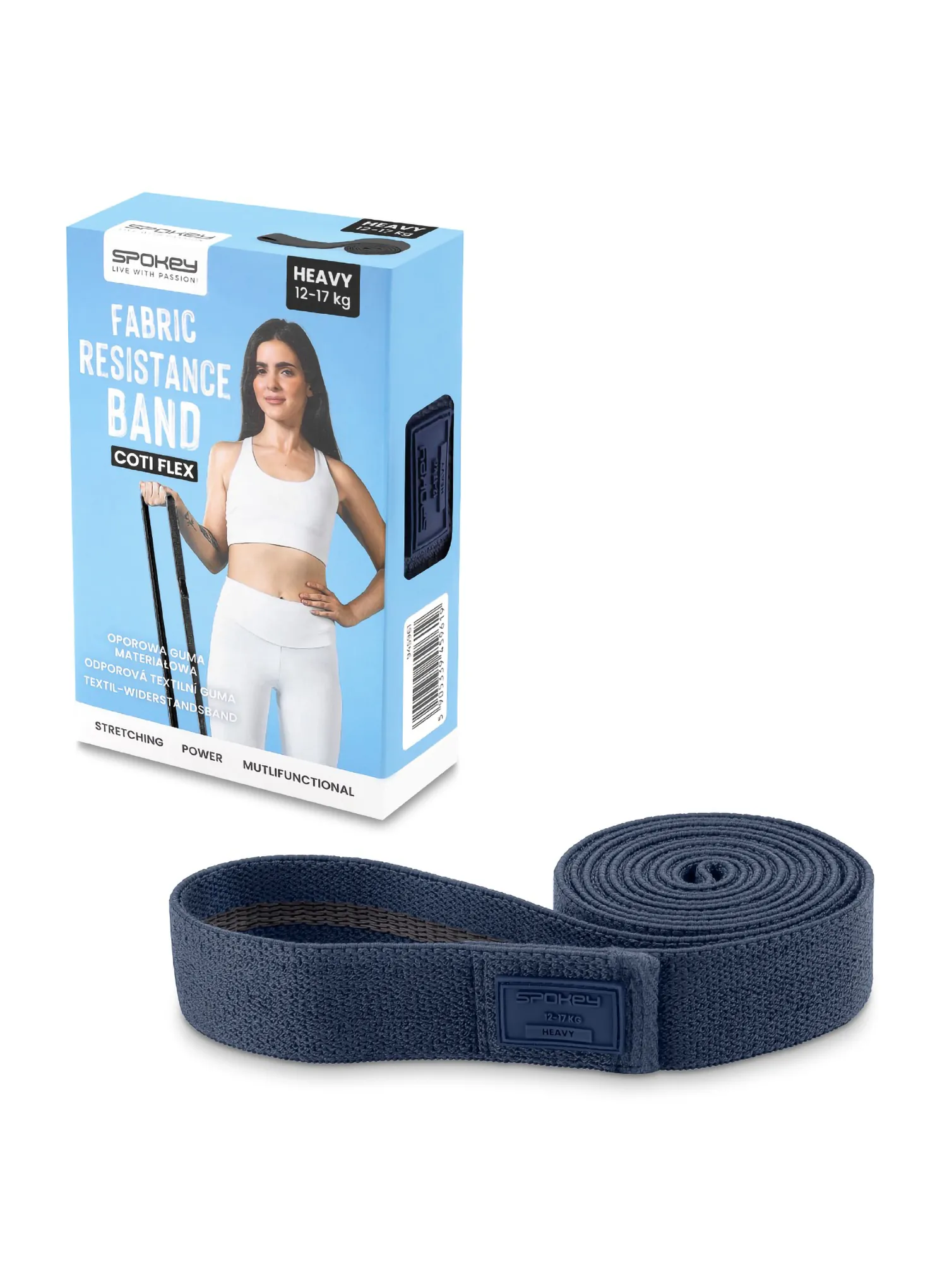 Widerstandsband Spokey Coti Flex Hard - navy blue