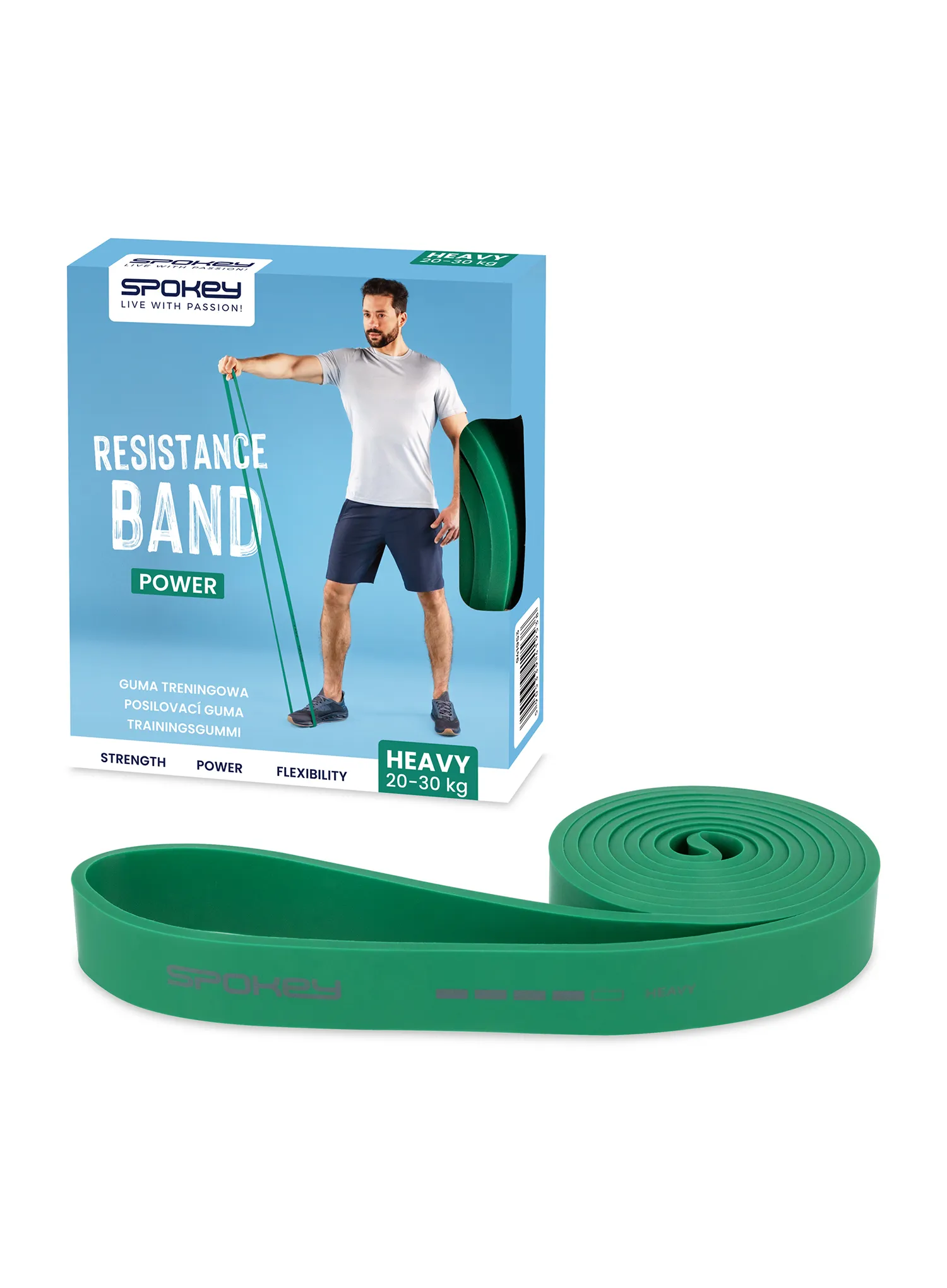 Widerstandsband Spokey Power Hard - green
