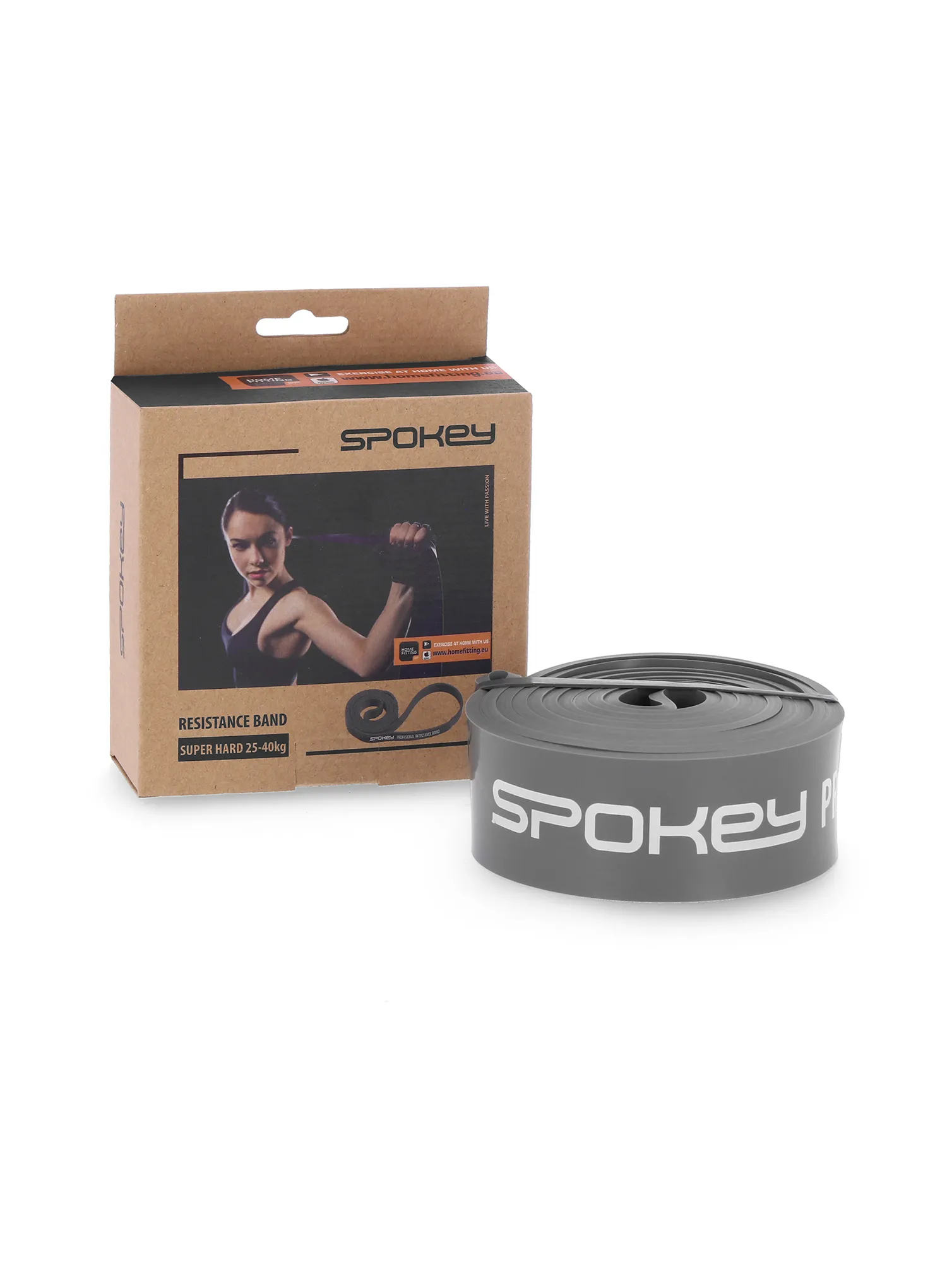 Widerstandsband Spokey Power Super Hard - grey