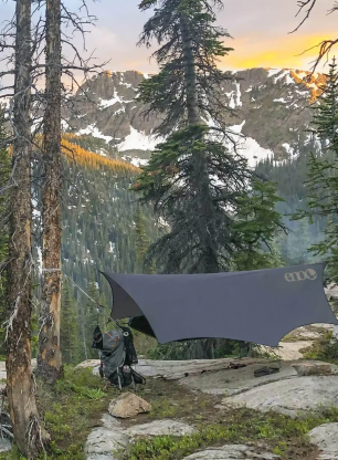 Hängematte ENO JungleLink Hammock System - charcoal/evergreen