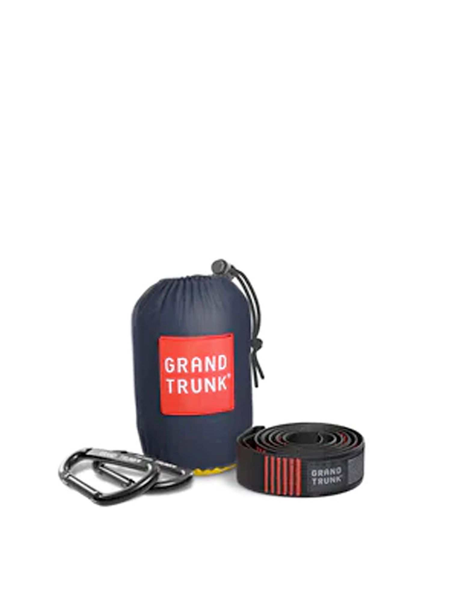 Hängematte Grand Trunk Double Deluxe Parachute Nylon with Straps - collegiate navy/chartreuse