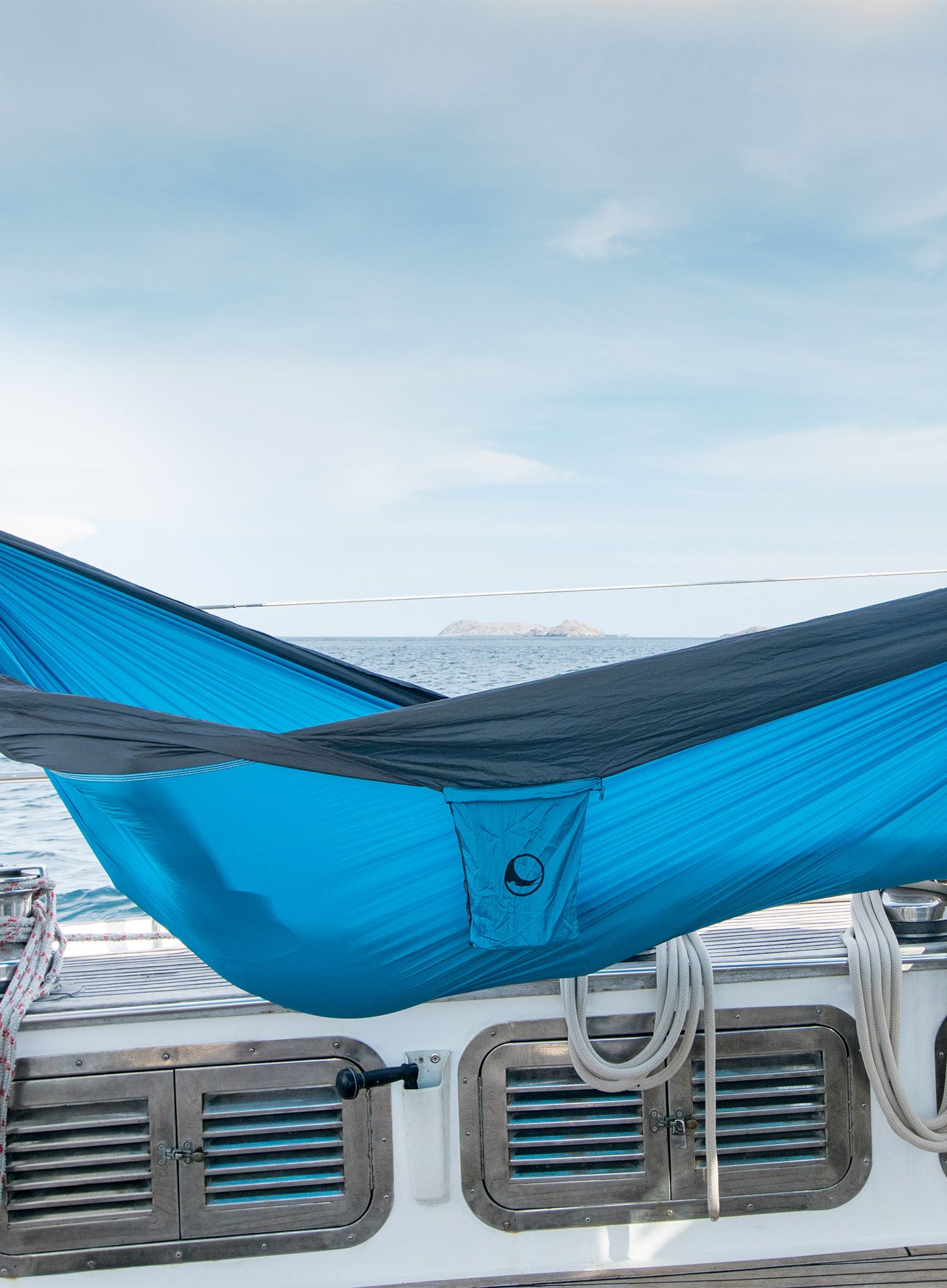 Hängematte Ticket to The Moon King Size Hammock - aqua/dark grey