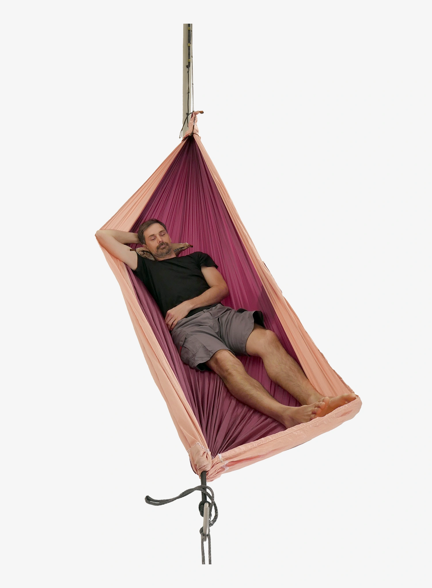 Doppel-Hängematte Ticket To The Moon Original Hammock - plum/peach