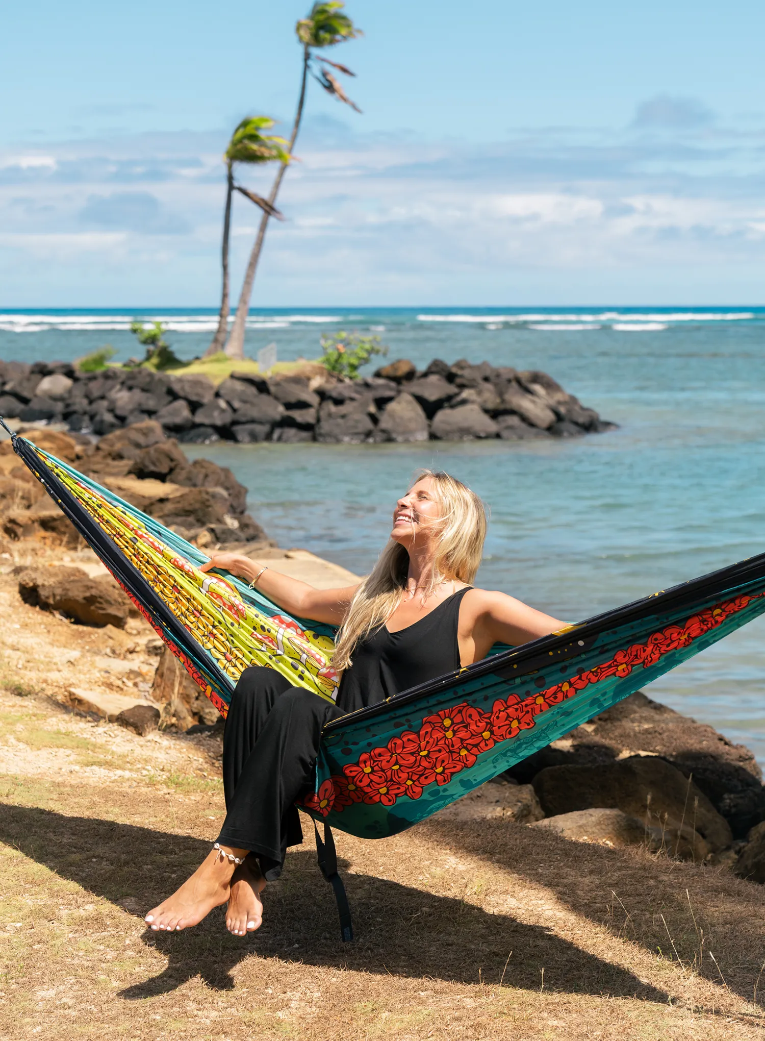 Reisehängematte ENO DoubleNest Print Hammock - day to night