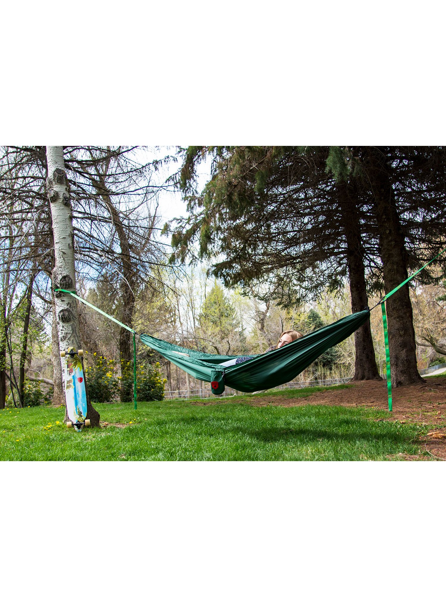 Reisehängematte Grand Trunk Ultralight Starter Hammock - green