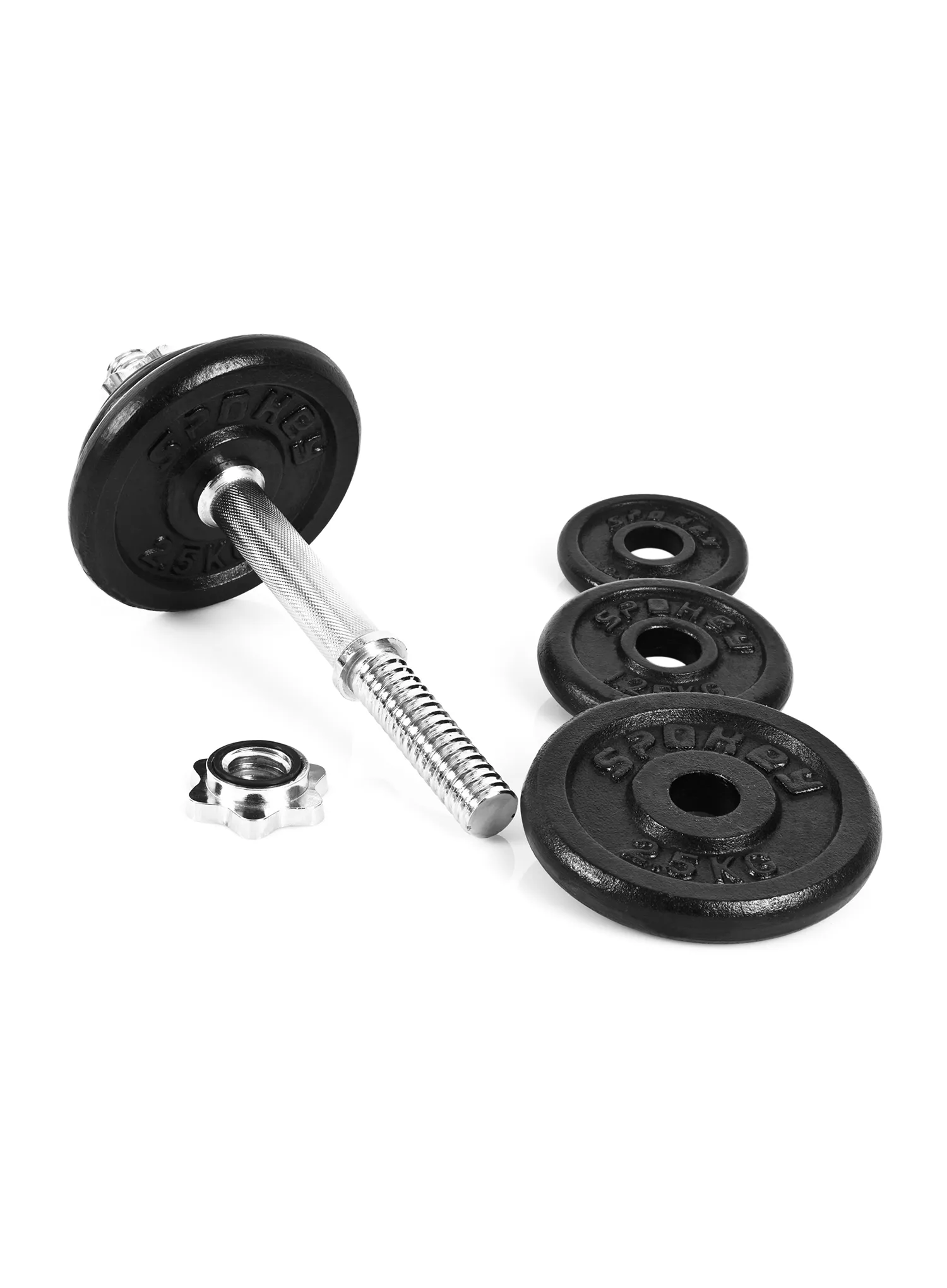 Hanteln Spokey Egir 2 Pcs 20kg - black/metal