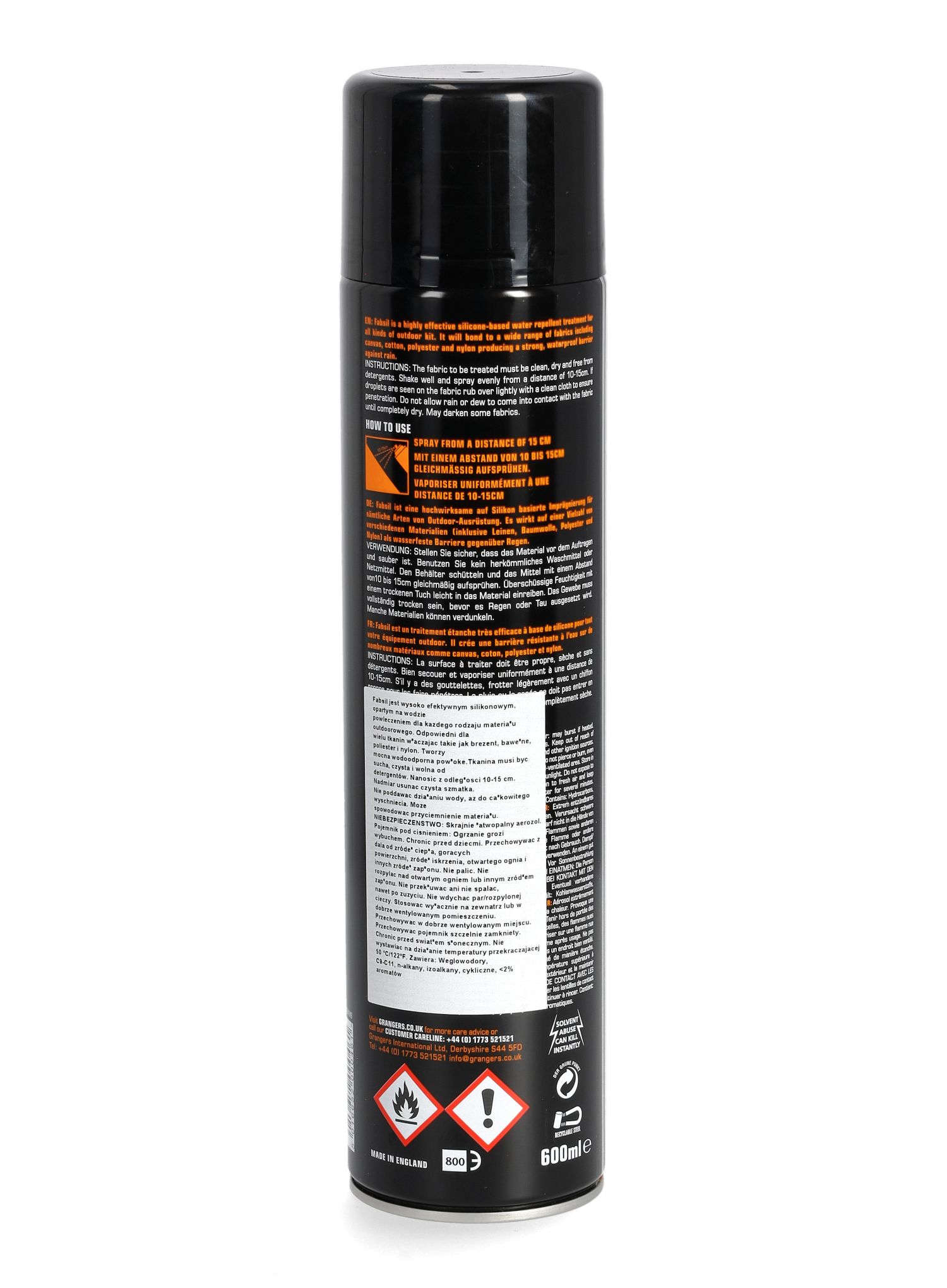 Imprägniermittel für Zelte Grangers Fabsil Universal Protector 600 ml