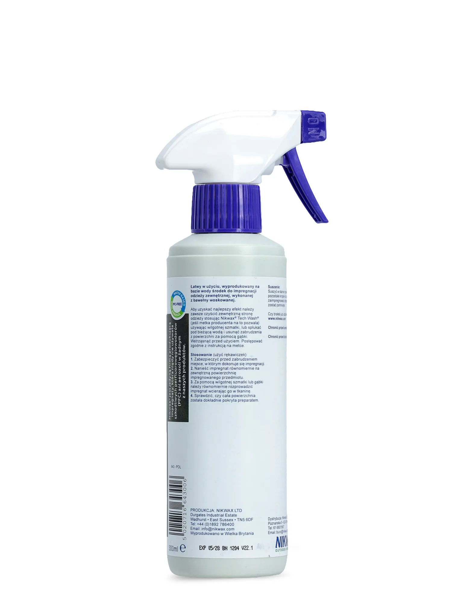 Imprägniermittel für Kleidung Nikwax Wax Cotton Proof 300ml