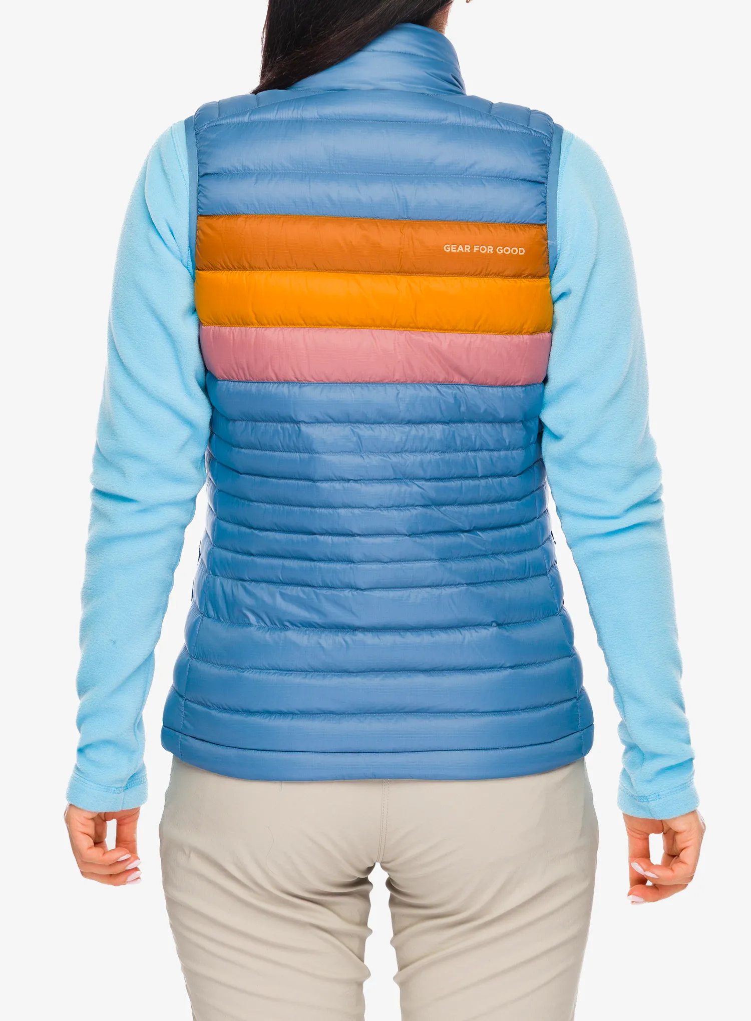 Weste Damen Cotopaxi Fuego Down Vest - fjord stripes