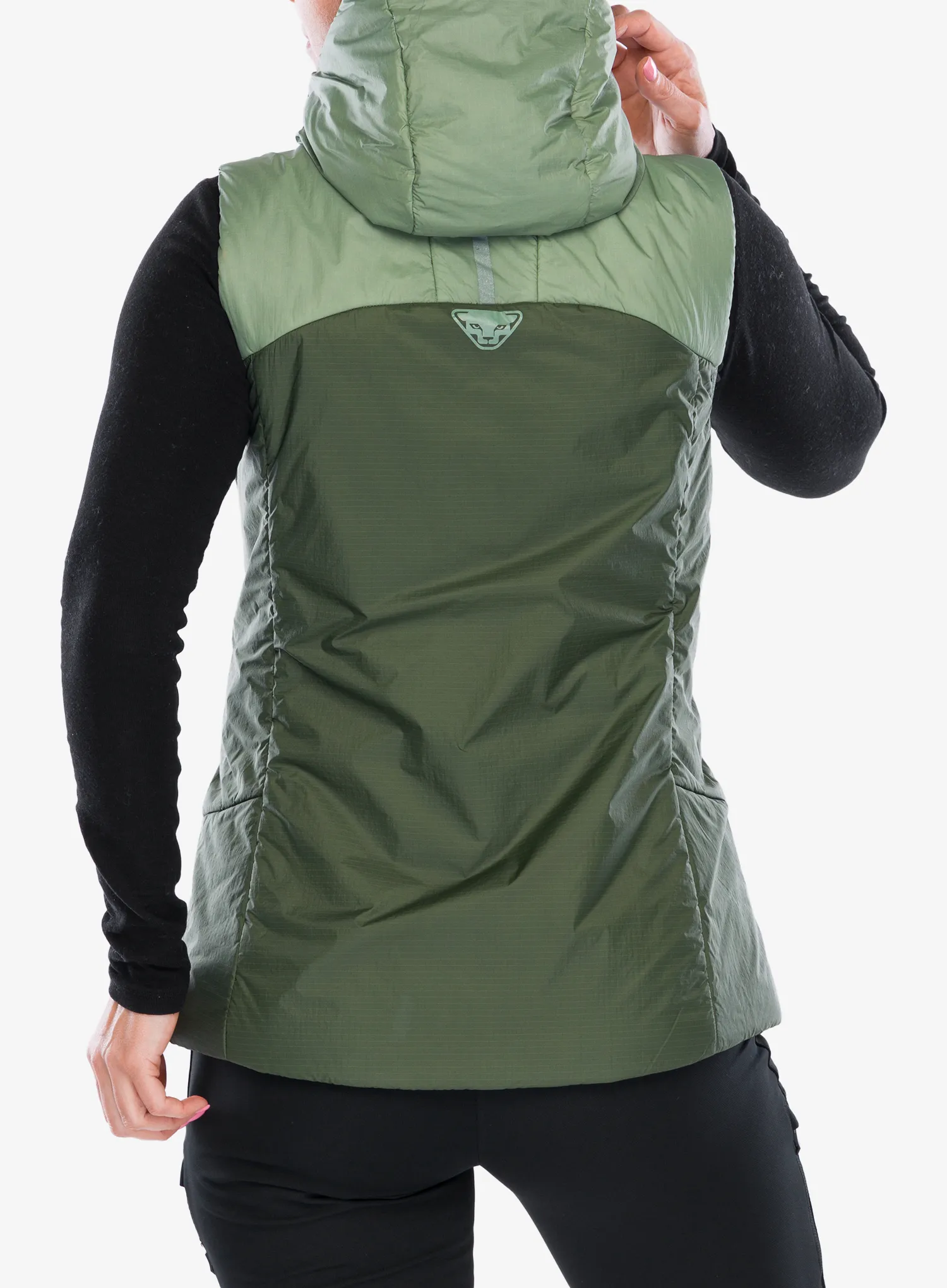 Weste Damen Dynafit Radical Prl Hooded Vest - sage