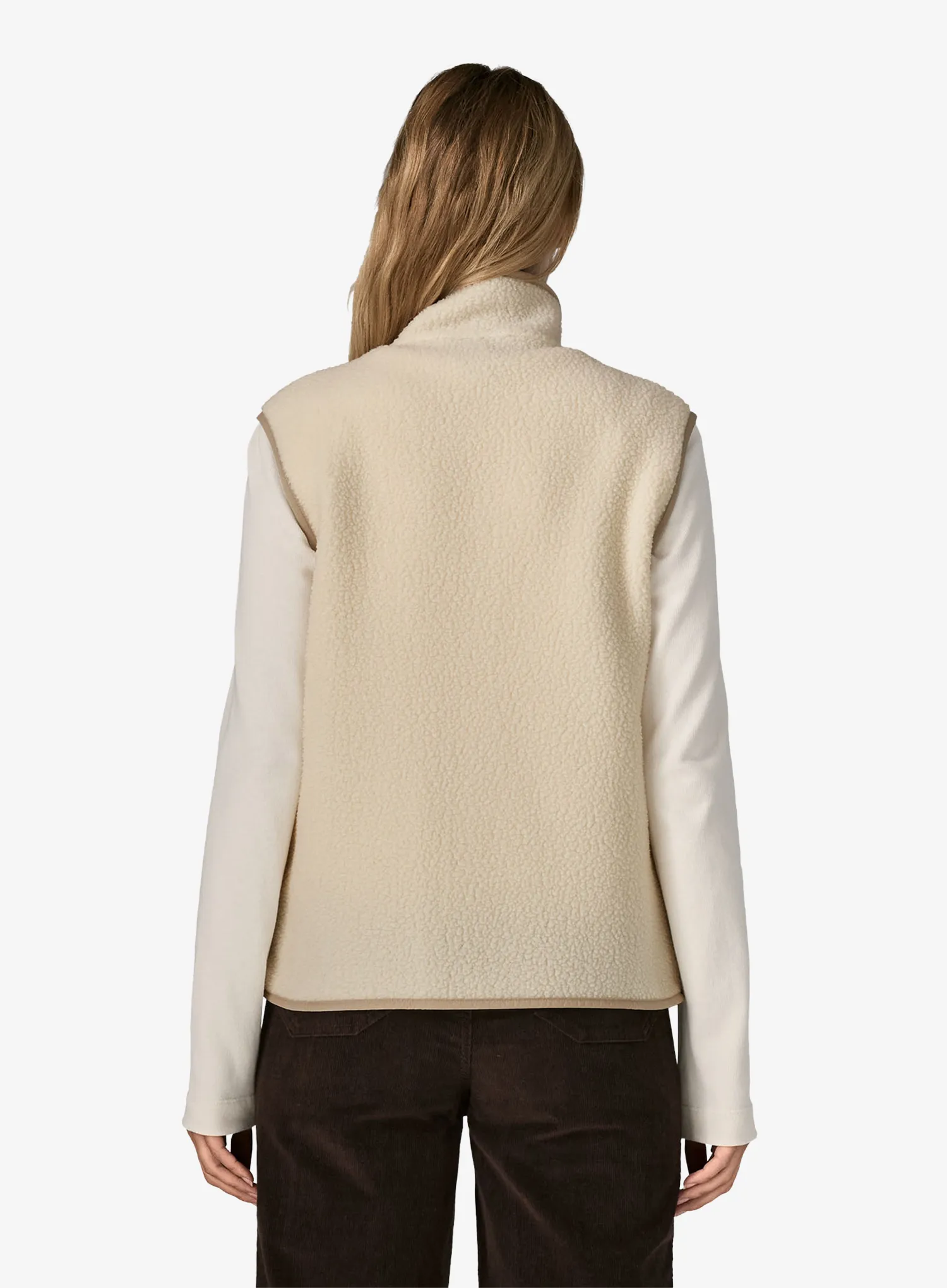 Weste Damen Patagonia Retro Pile Vest - natural