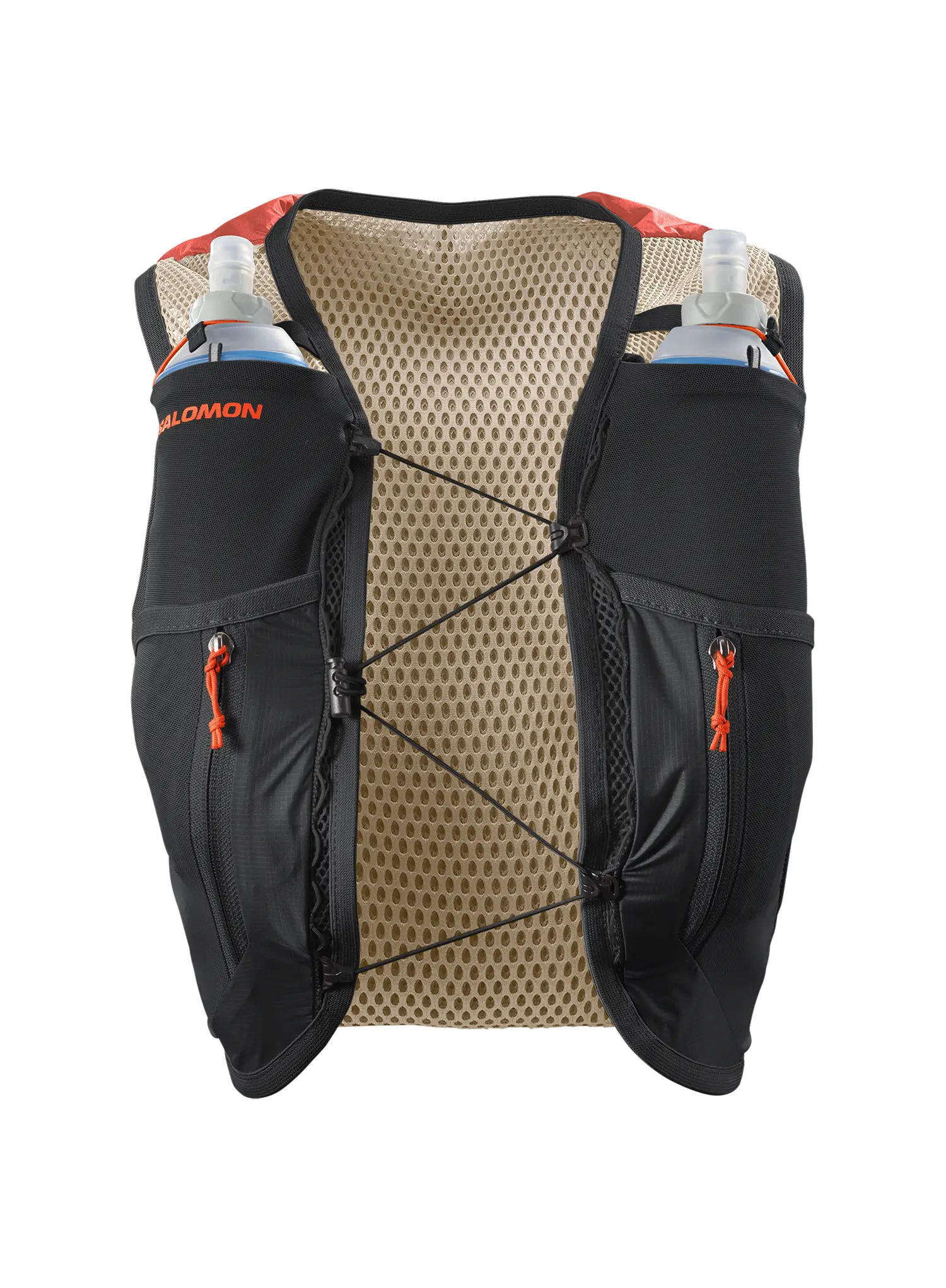 Laufweste Damen Salomon Active Skin 12 Set - emerglow/black