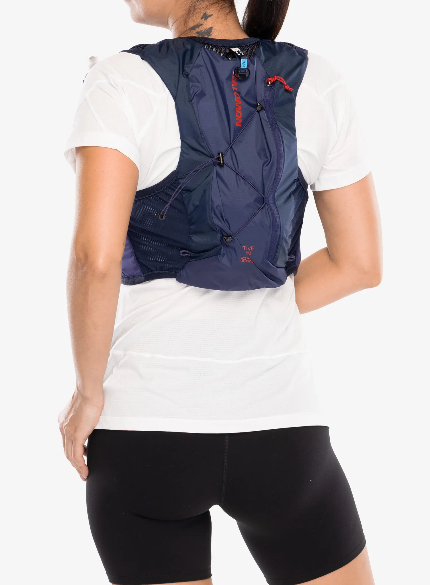 Laufweste Salomon Active Skin 4 Grvl Set - maritime blue/ast